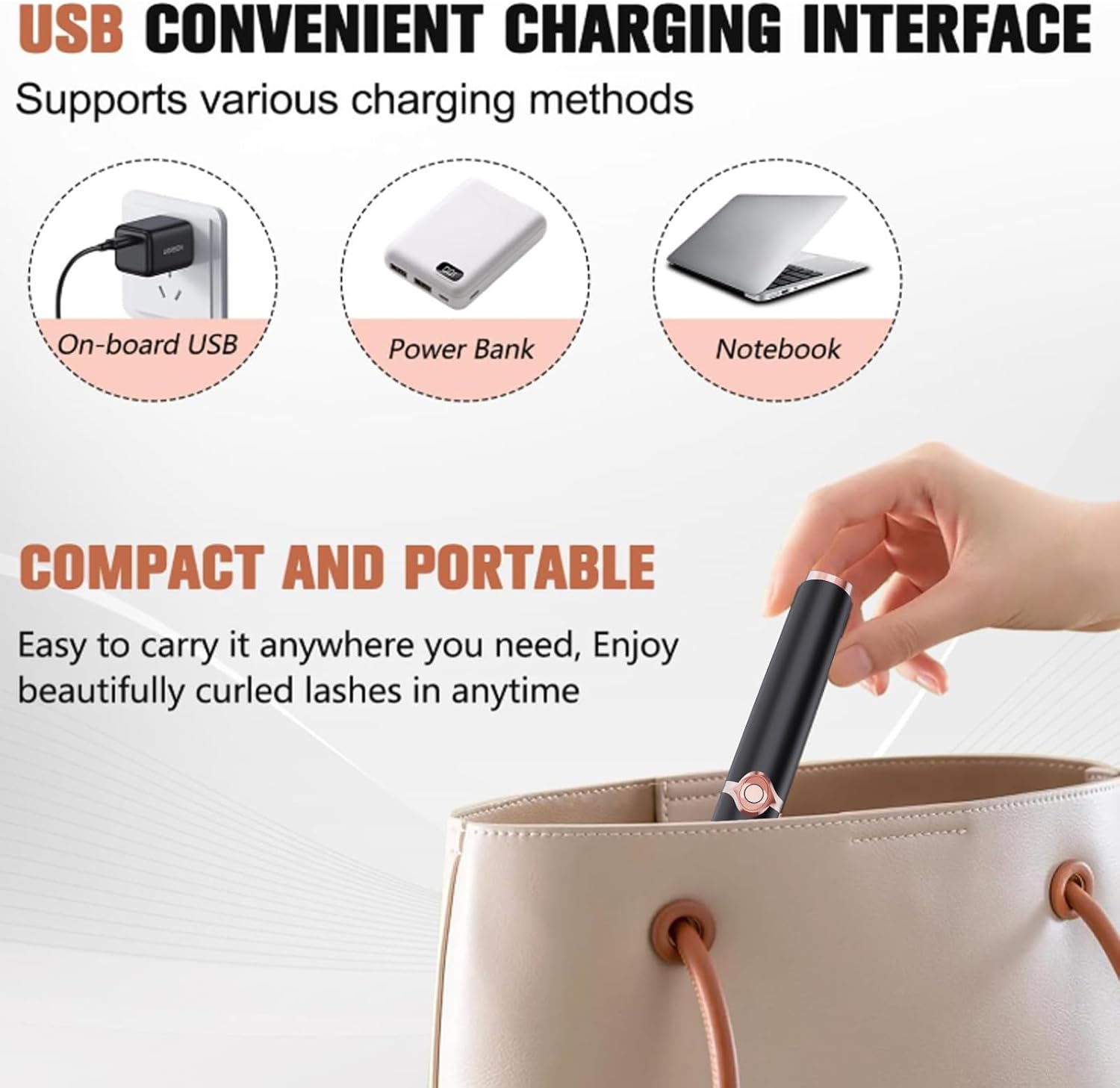 2-in-1 Heated Eyelash Curler
