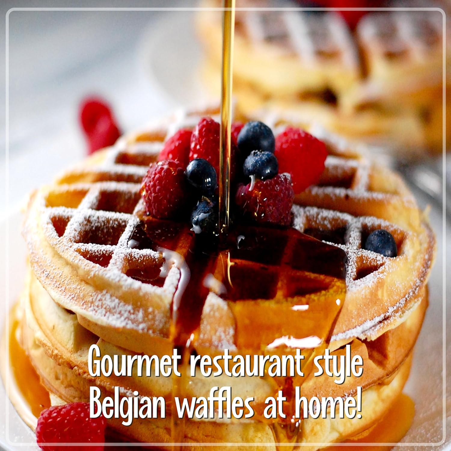 Nostalgia MyMini Flip Belgian Waffle Maker