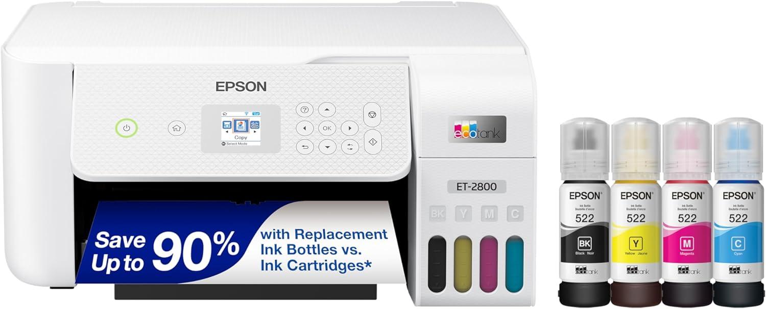 EcoTank ET-2800 vs Inkjet Showdown: Surprising High Yield… Perfect for Home Use!