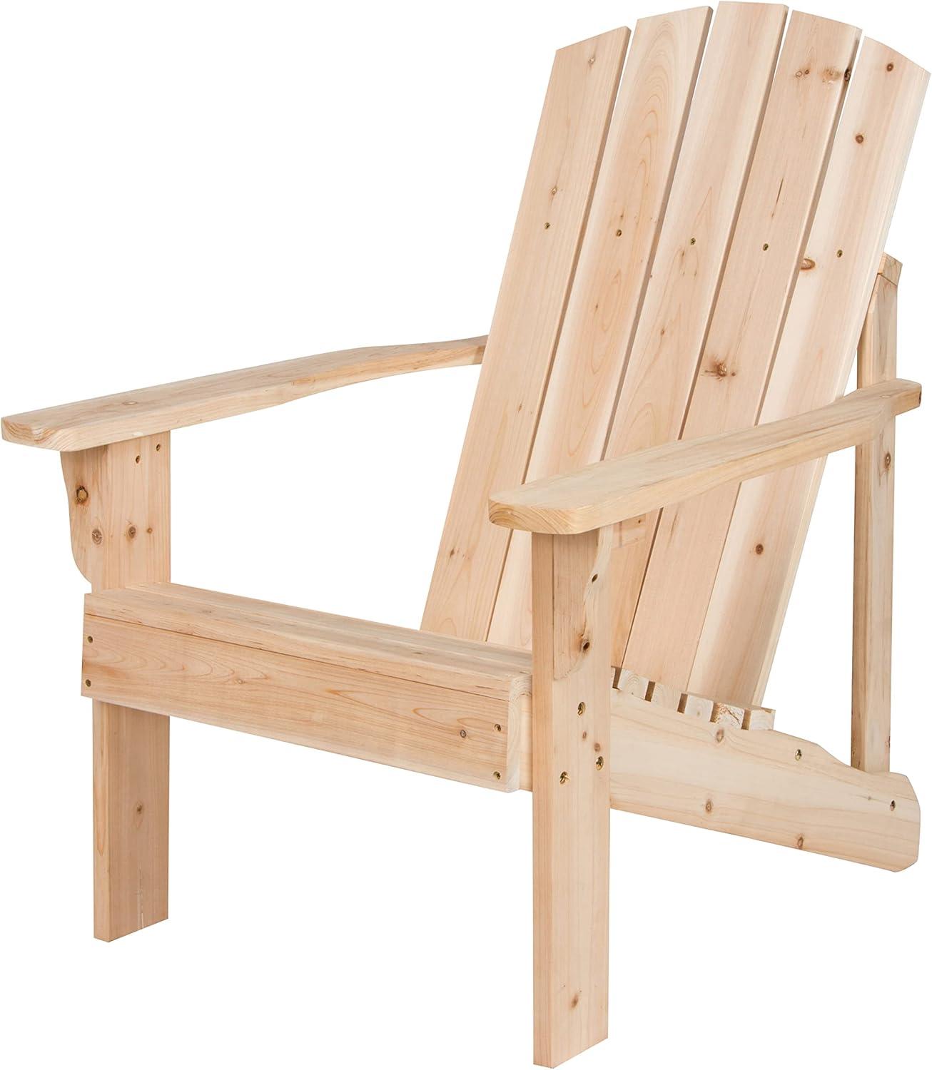 Shine Adirondack vs Patio Firepit: tested Chair flaws, natural wood perks