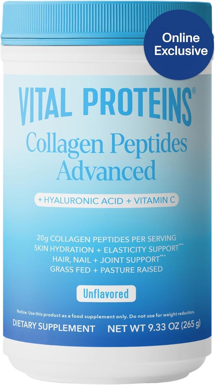Vital Proteins Collagen Showdown: Hyaluronic Acid Tested, Vitamins Added… Collagen Boost('('Unflavored') 13 Servings