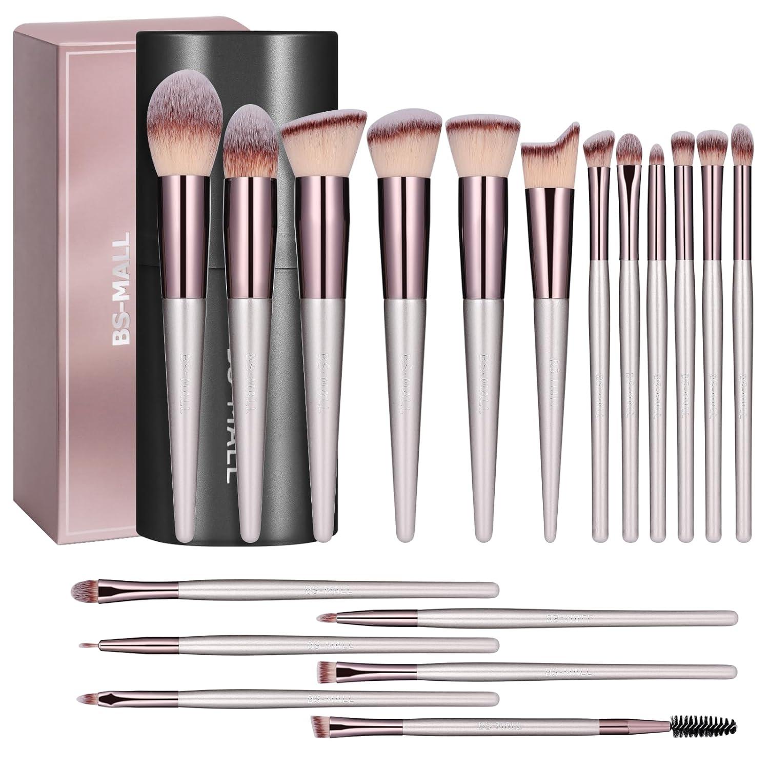 Premium Brushes Test: 18-Pc Set Compared...Real Coverage, Black Case, Eye Shadows Trending!