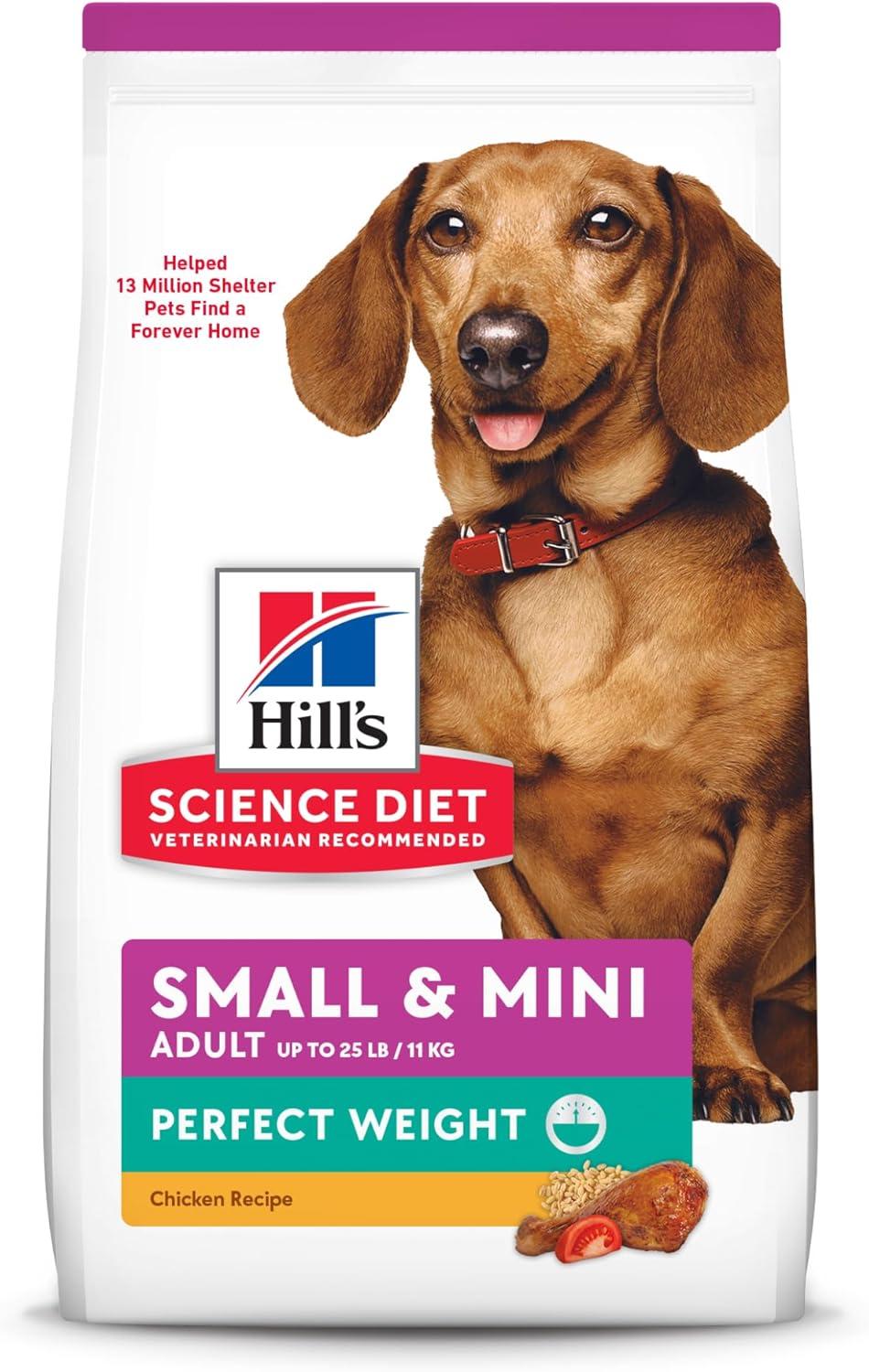 Hill's Science Diet vs. Mini Breed Weight Mastery, Chicken... Tested Insight