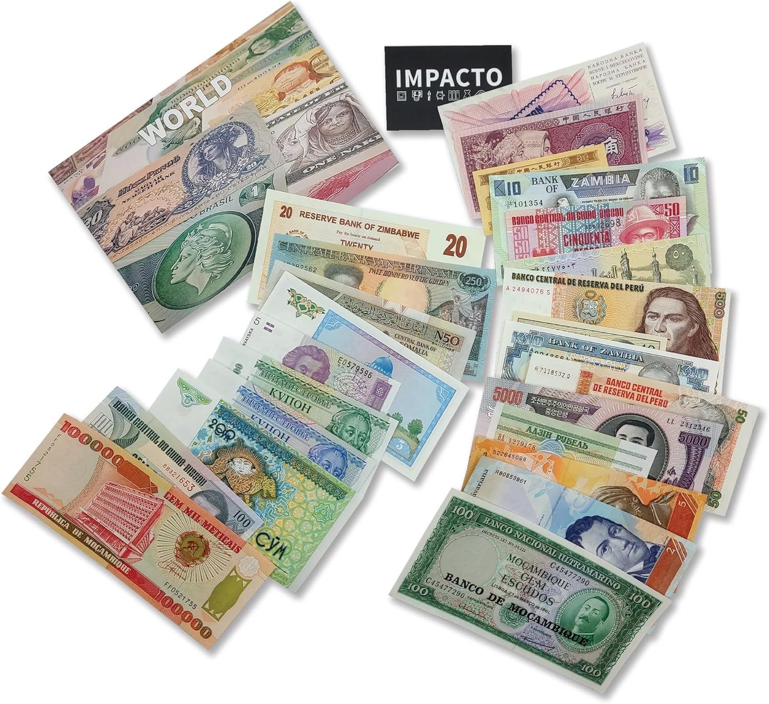 Foreign Notes Compared: Tested Currency Collectibles With COA... Old Favorites Meet Fresh Finds!