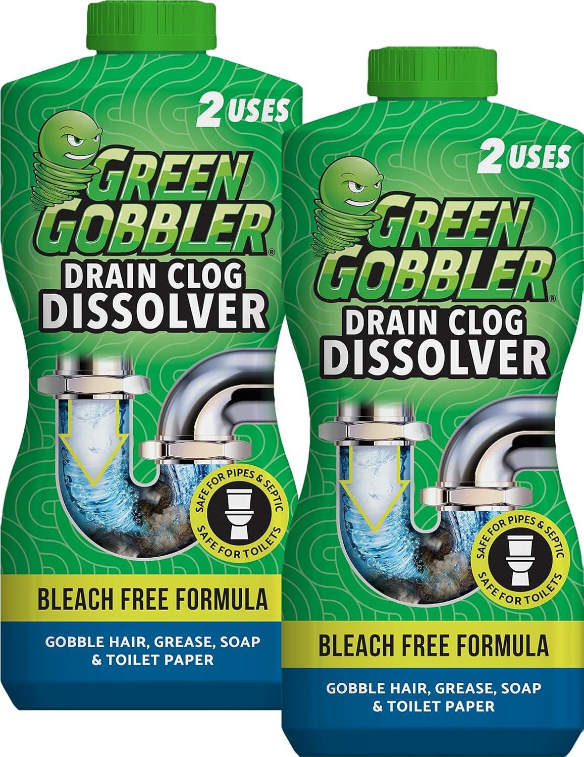 Surprising Versus Green Gobbler Septic Safe Liquid Drain Remover...2 Pack Eco Use Case
