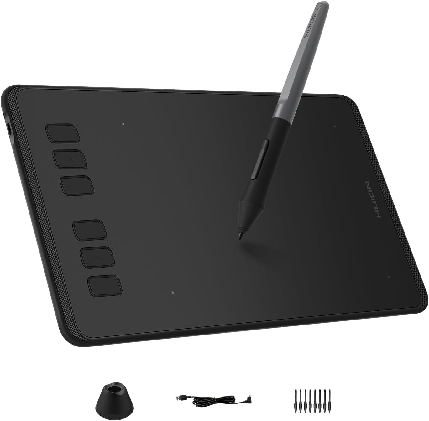 Huion H640P Compared: 8192-Pressure Test On Drawing Pad... For Designers