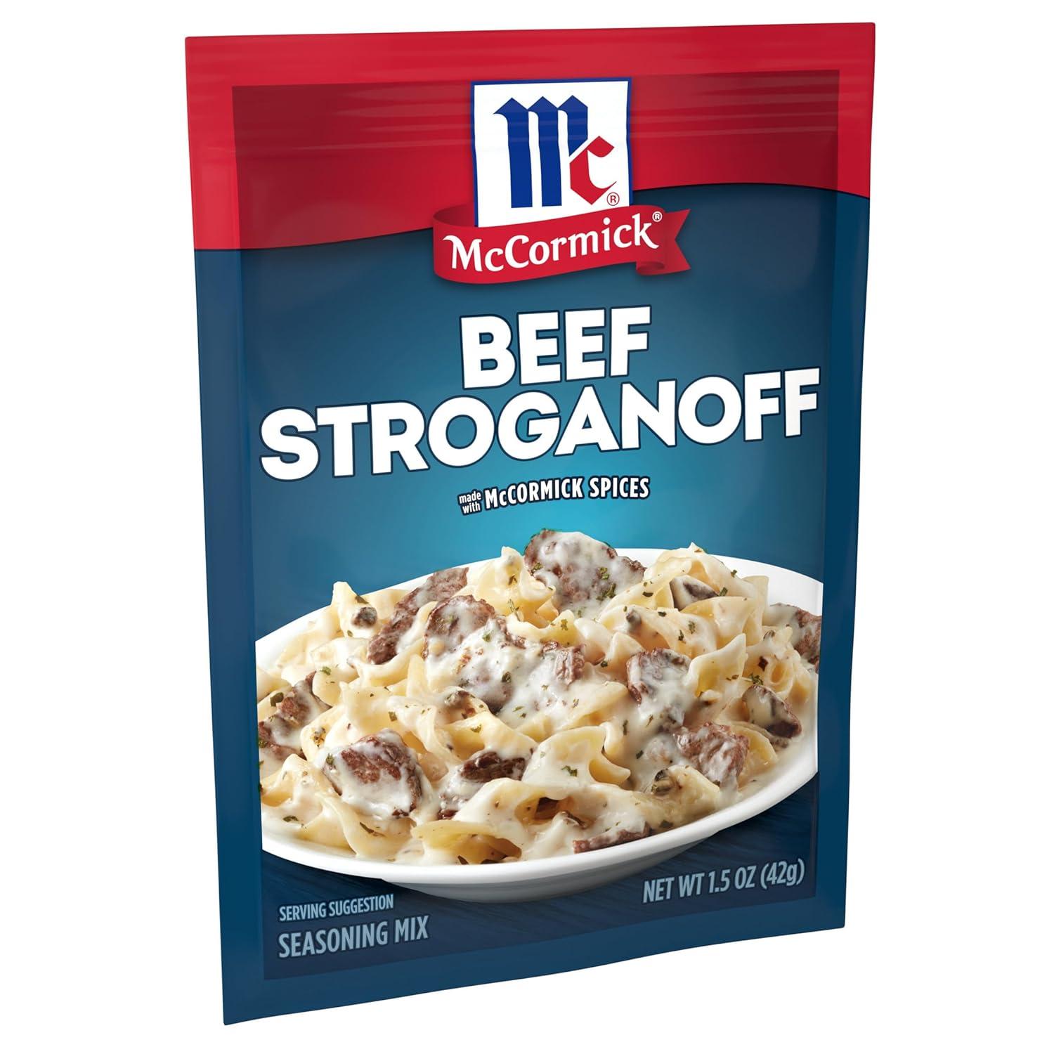 McCormick Beef Stroganoff: Surprising Tested Versus Homemade... Easy Mix Wins Seasonal Dining