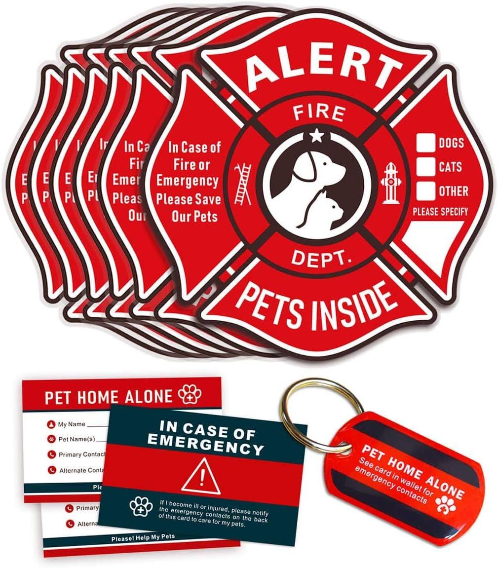 Pet Alert Sticker Versus Card: Compared, No Adhesive...tested!