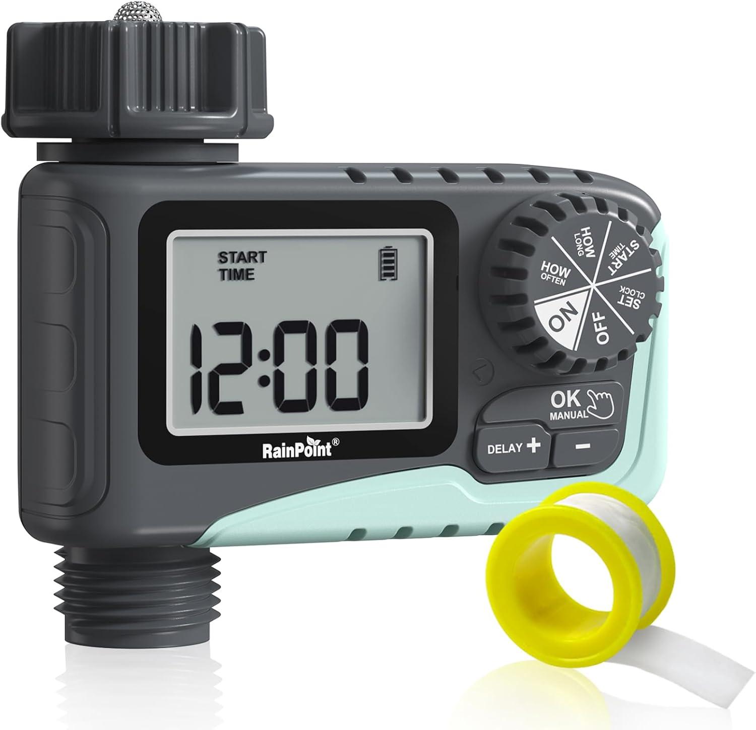 Compare RAINPOINT Timer’s Rain Delay… vs V2 2024 Outdoor Irrigation Test