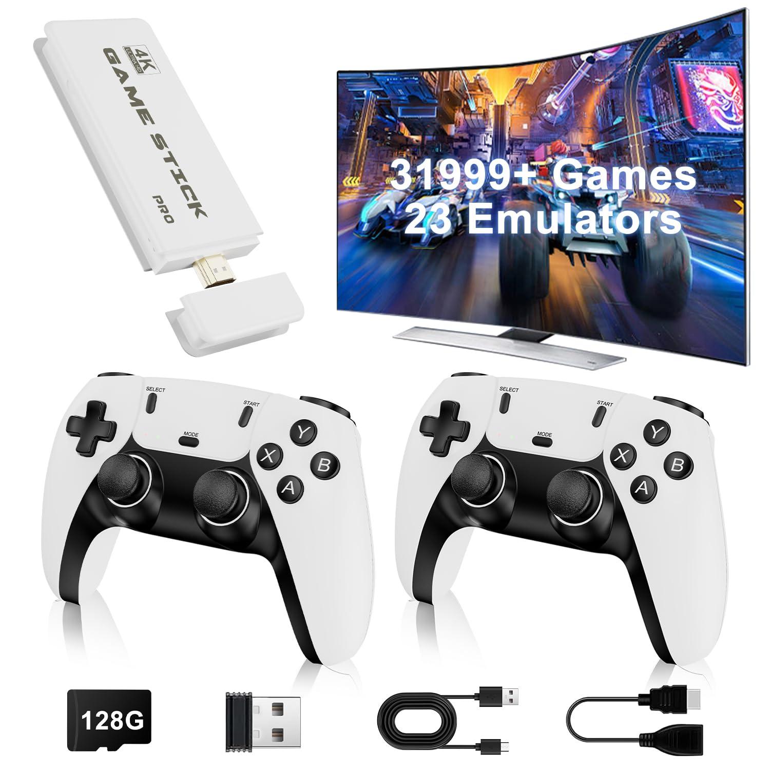 Retro Game Stick Pro Versus 2025 Console: Tested 128GB, 23 Emulators, 4K HDMI Fun For TV Set