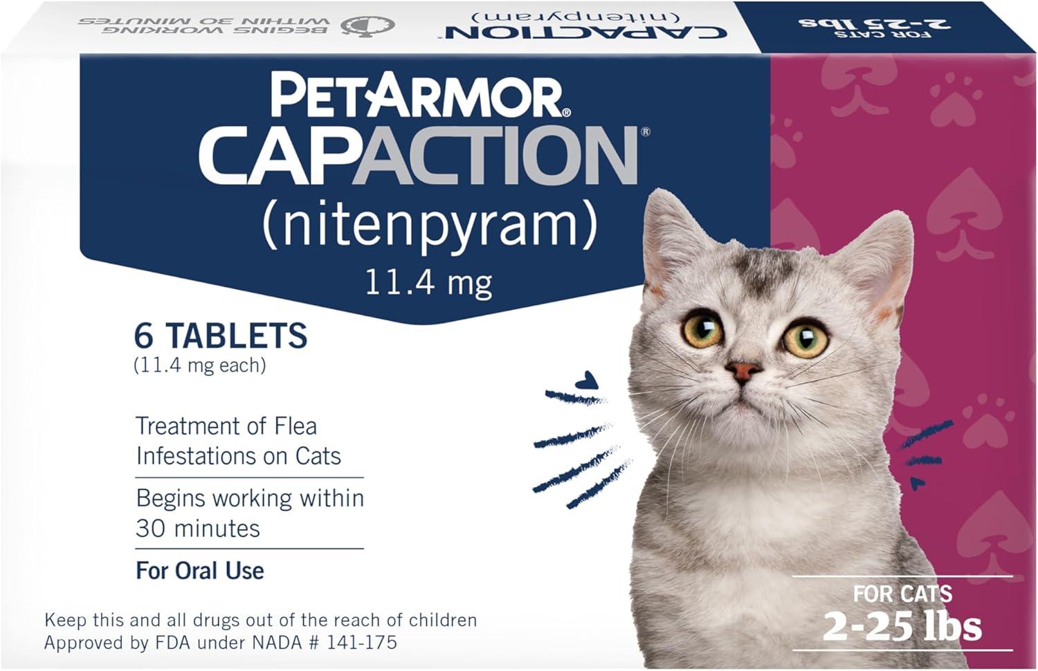 PetArmor Versus Fleas: Fast-Cap tested, Cats 2-25 Lbs…6 doses!