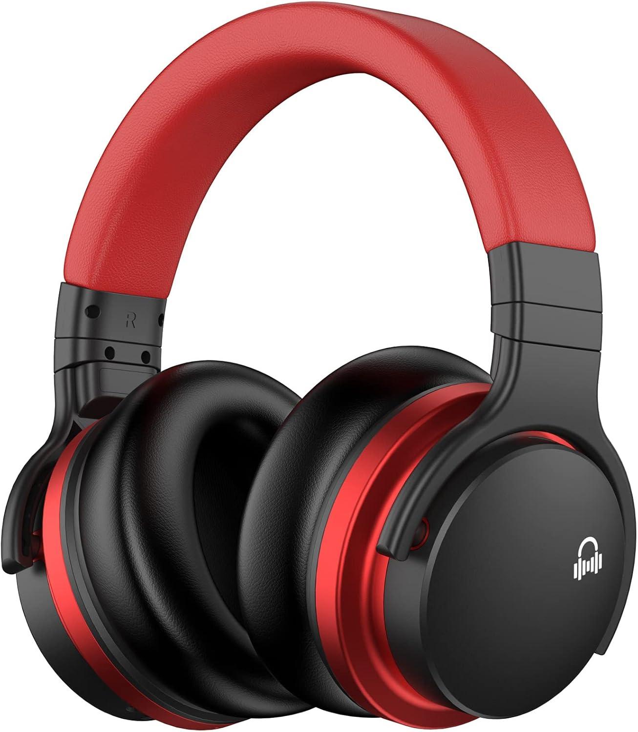 MOVSSOU E7 Headphones: Deep Bass, 30H Playtime Compared to ANC Needs