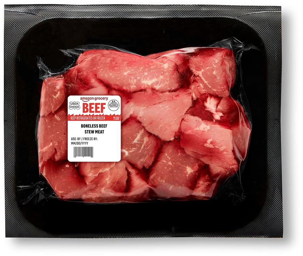 Choice Beef Stew, Boneless, Tested Versus Weight Varies, Use Case Surprising