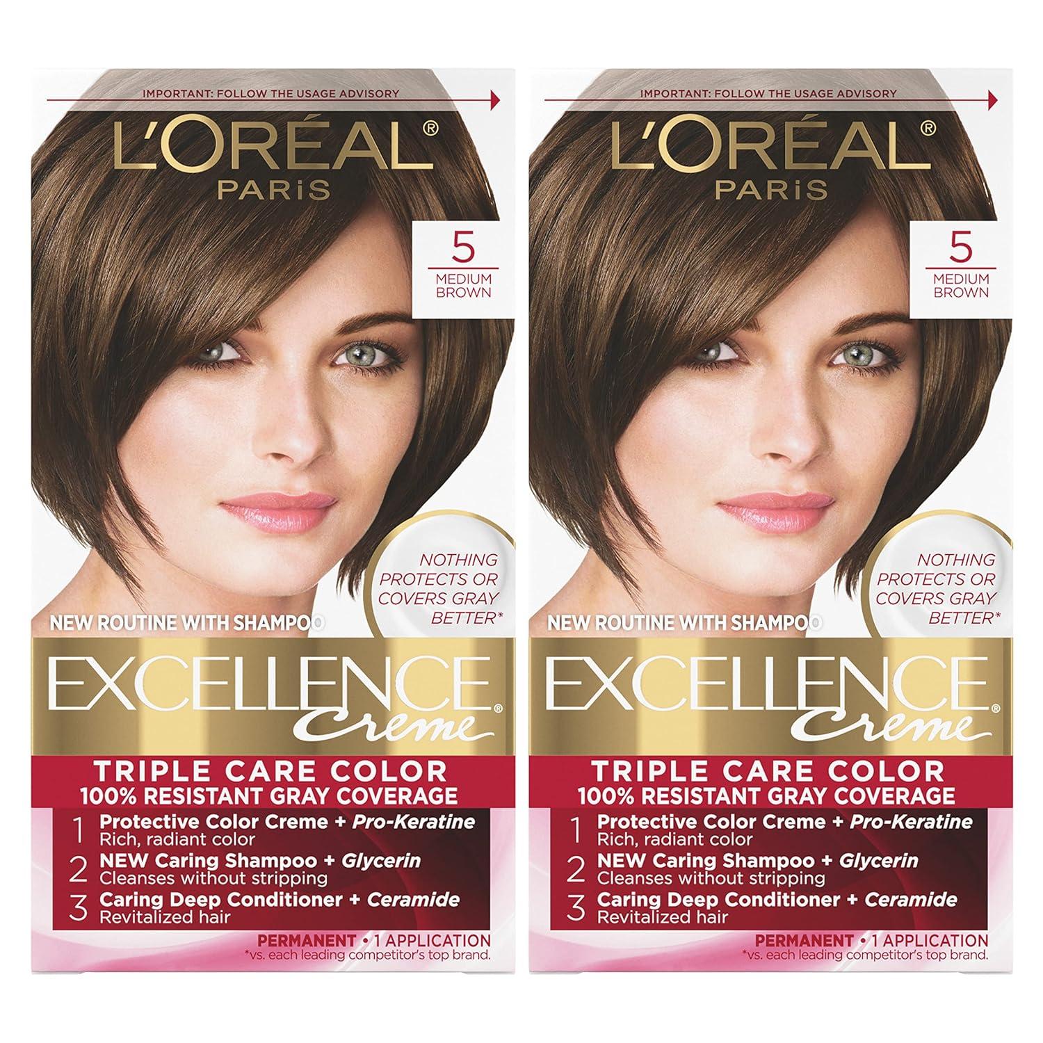 Versus Gray Coverage: L'Oreal Brown vs. Surprising Test… Hair Dye