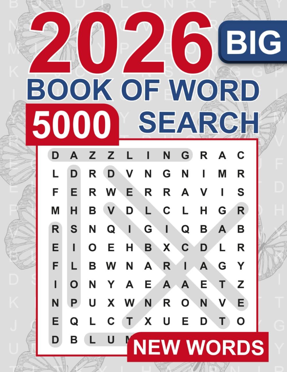 Big Book of Word Search: Tested, Surprising Insight for Adults, Large Print Fun Puzzle Book Vs. Standard ...Choose Wisely