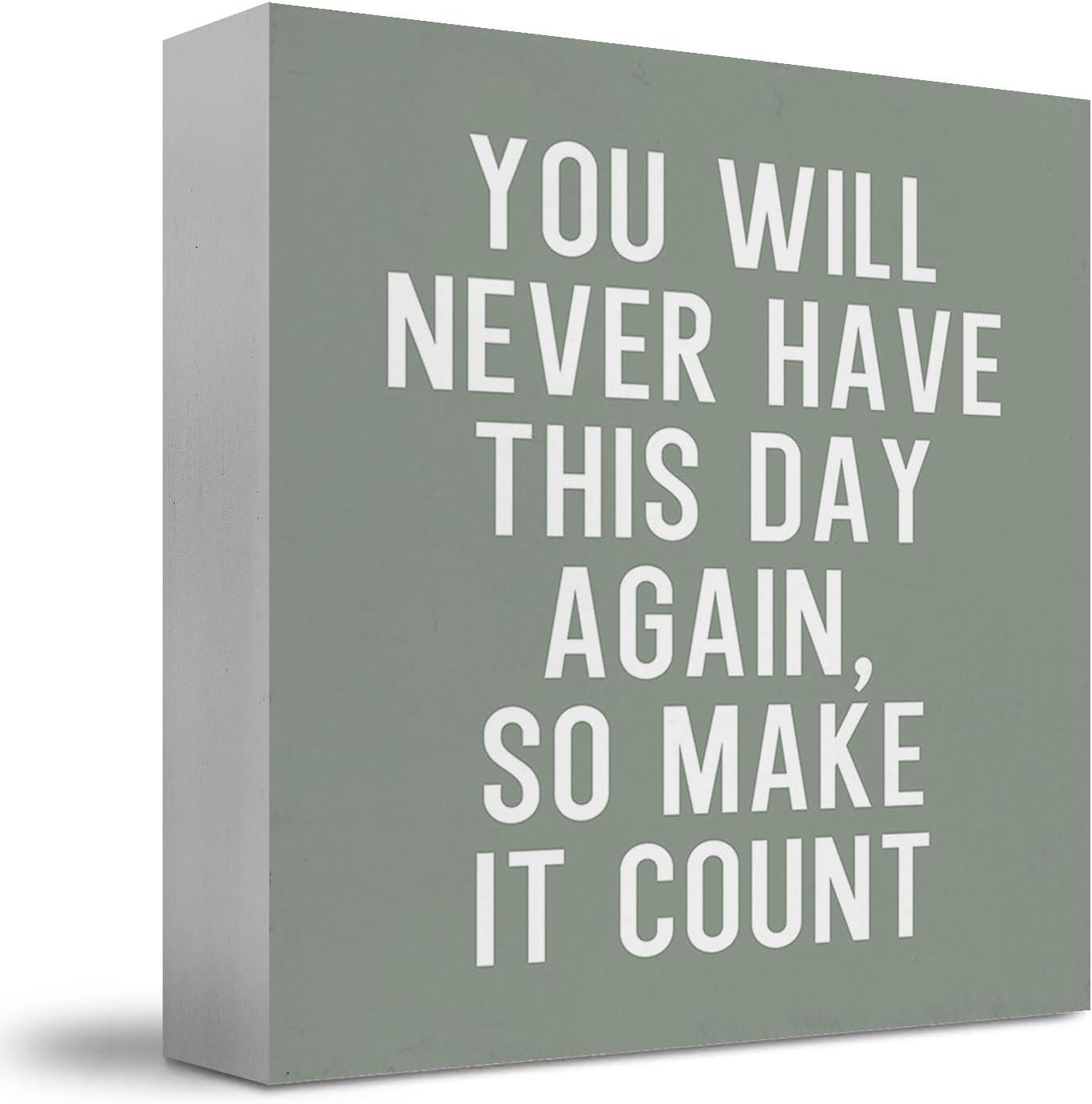 Comparing Inspiring Quotes, Wooden Box Signs: Tested Desk Decor Benefit