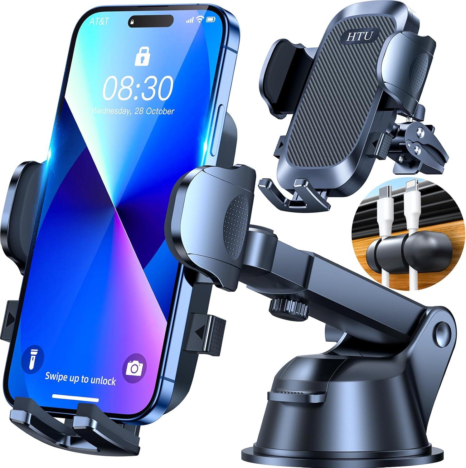 Holder's Stronger Suction Compared: Universal Mount Test For Dash... iPhone 15 Pro Max Style