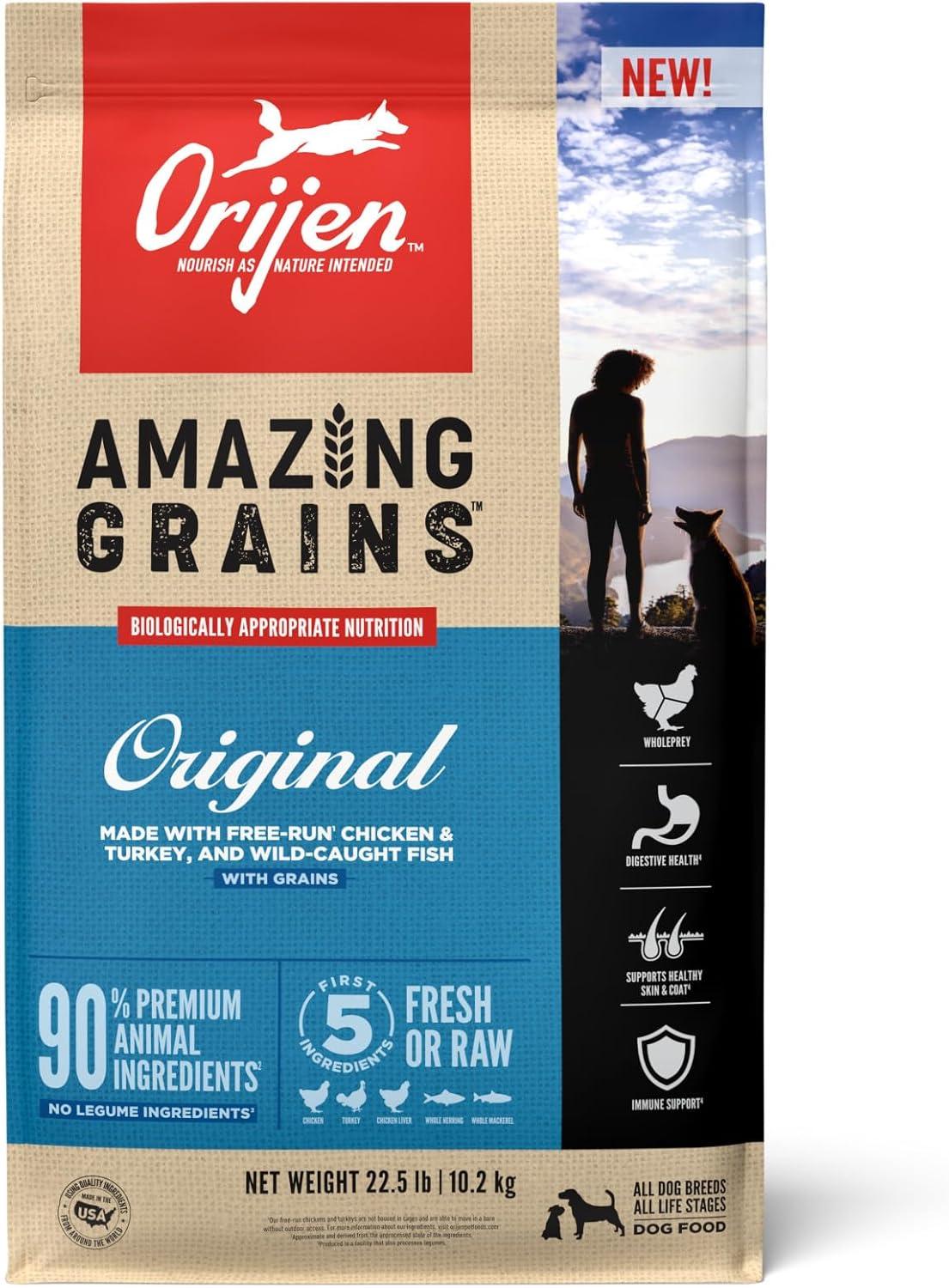 ORIJEN vs. Grains: High-Protein, Fresh vs. Processed—Amazing Grains Aftermath