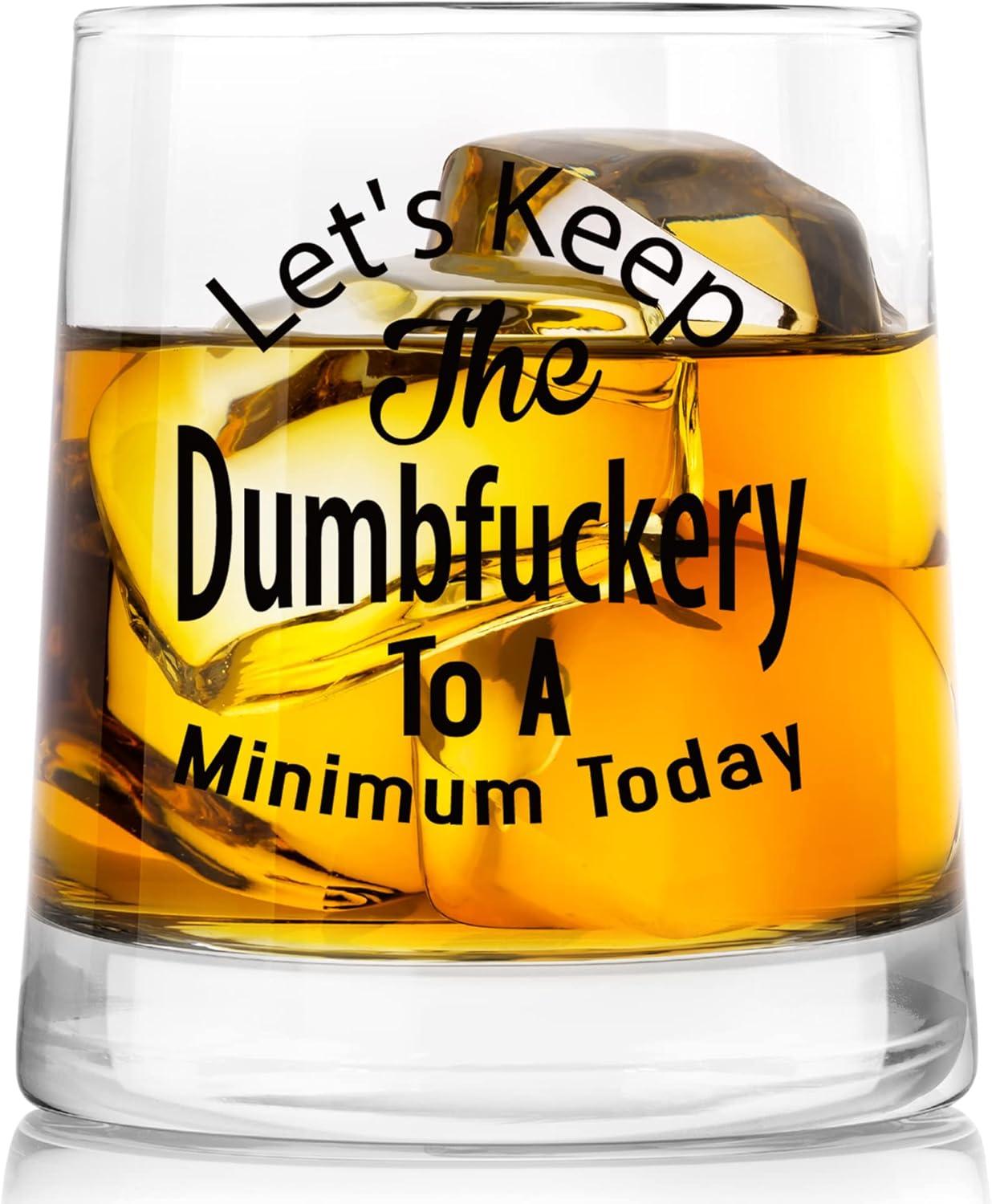 Funny Whiskey Glass: Tested Gift Annoyance Trend... Unique, Surprising!