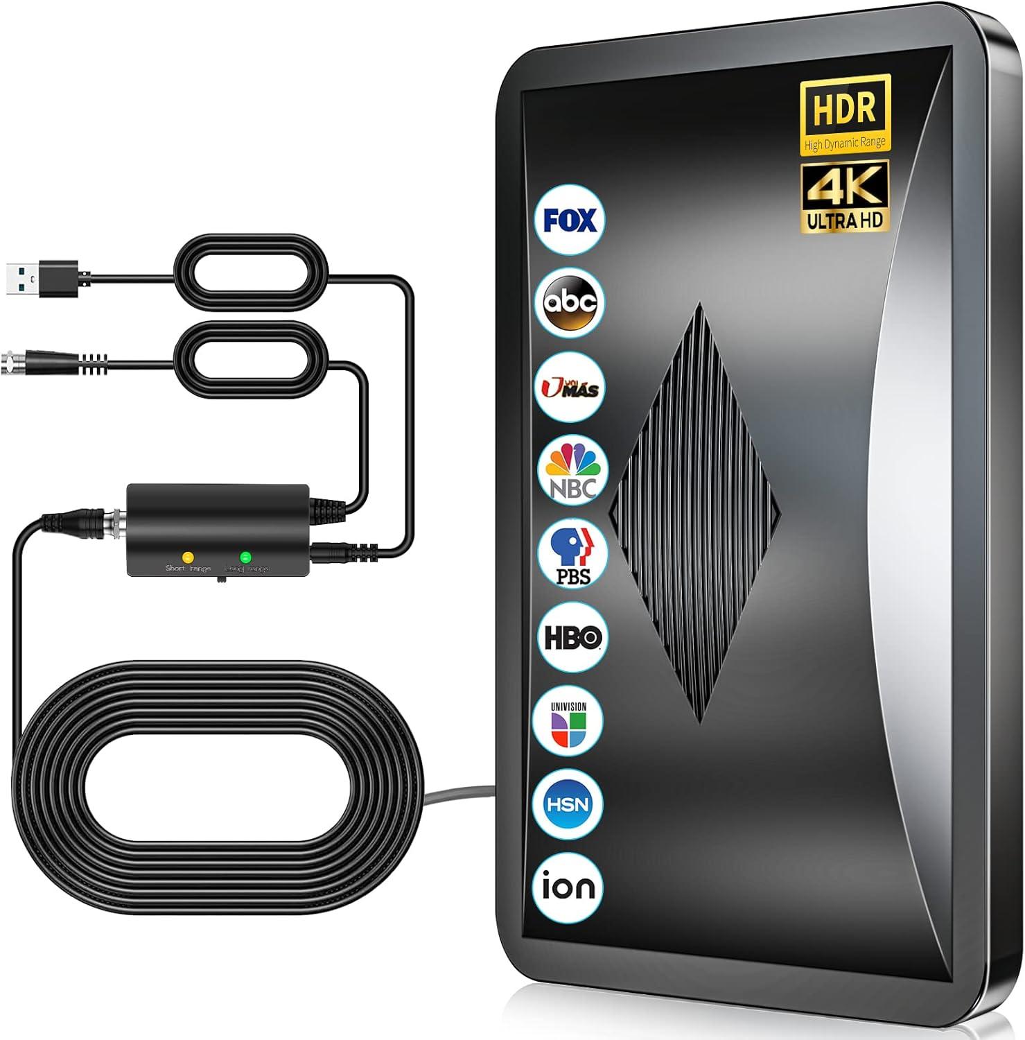 Best Amplified TV Antenna: 4K Long-Range tested, Surprising Performance Versus 2200+ Miles… indoors/outdoors