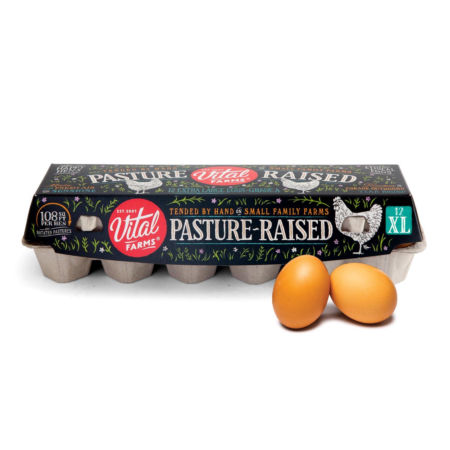 Vital Farms Large vs. Extra Large Eggs: Showdown!