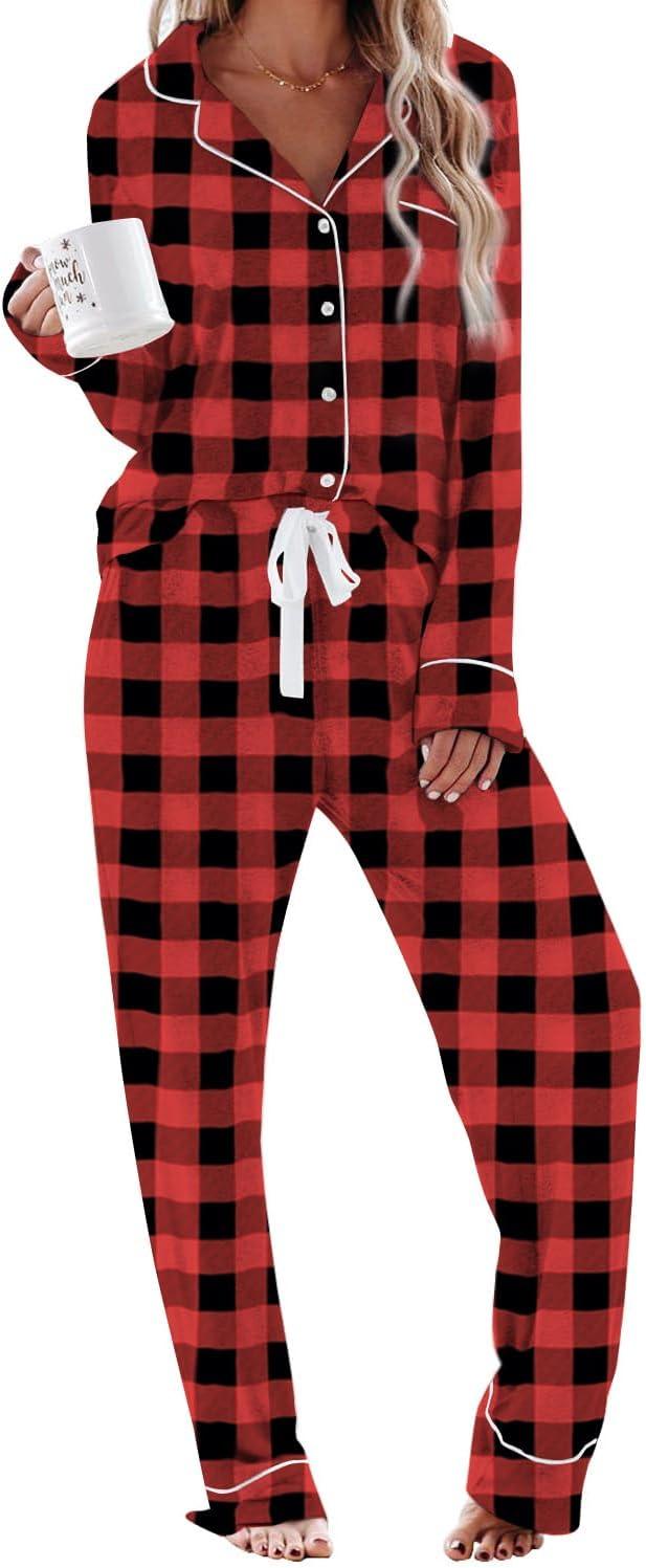 Long-Sleeve women's pajama tested vs. current trends... soft, button-down sleepwear insight