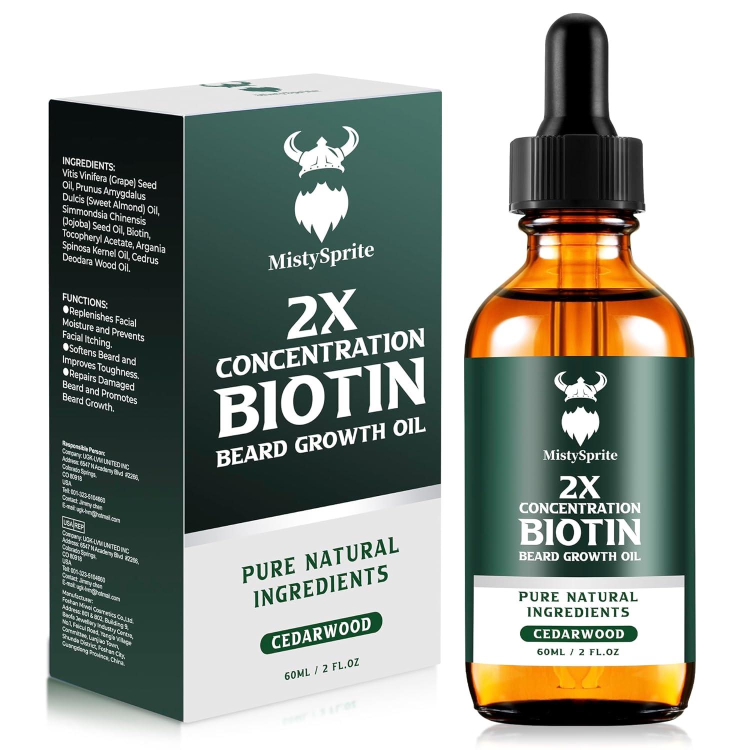 Biotin Oil Combo: 2X Concentrated Test, Argan Soften, Versus Daily Beard Care…