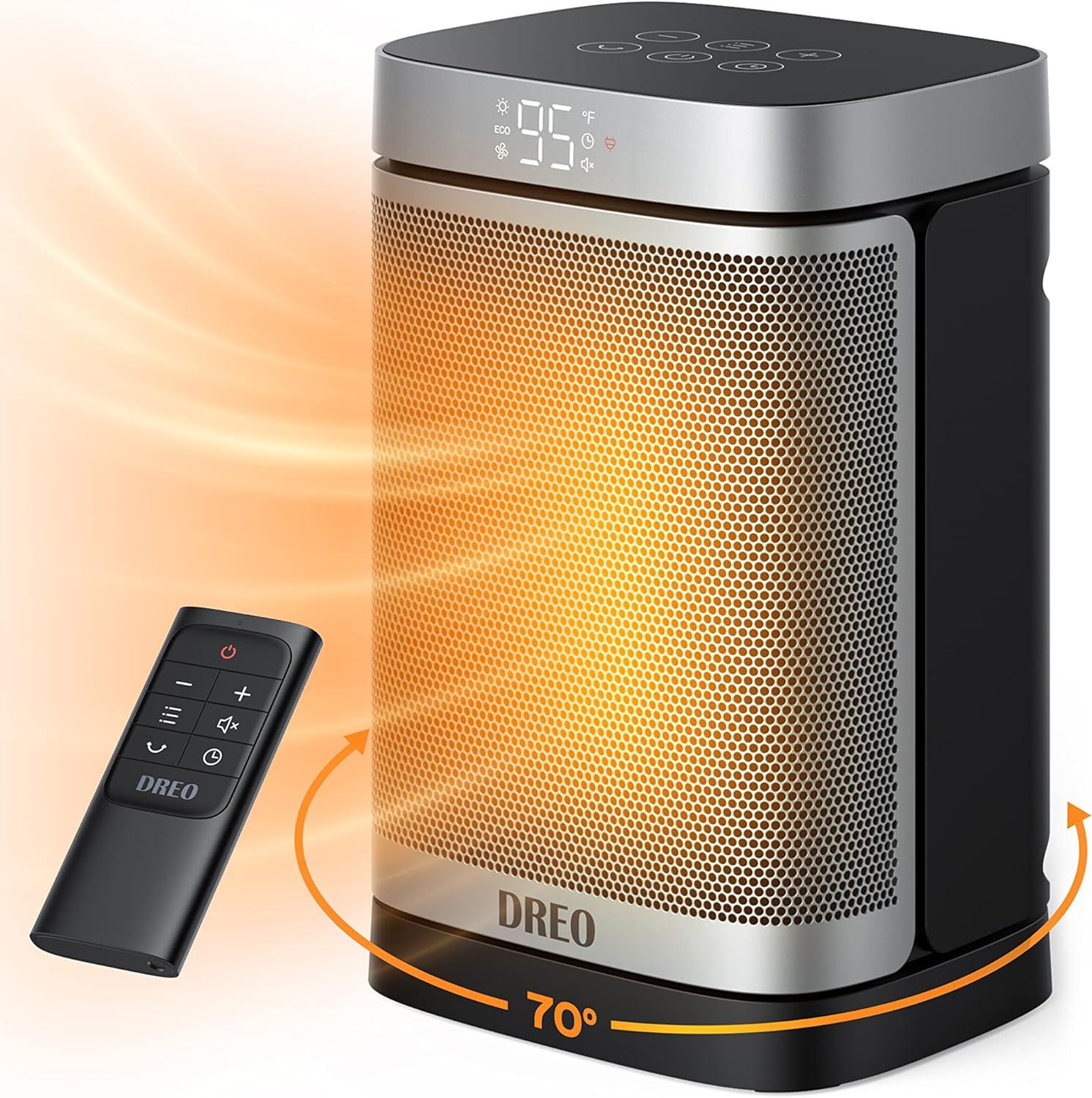 Compare PTC Ceramic Heater, Remote Control Thermostat... Safe Office Bedroom Use Case vs Current Buying Considerations—Heated Home Tested hassle-free!