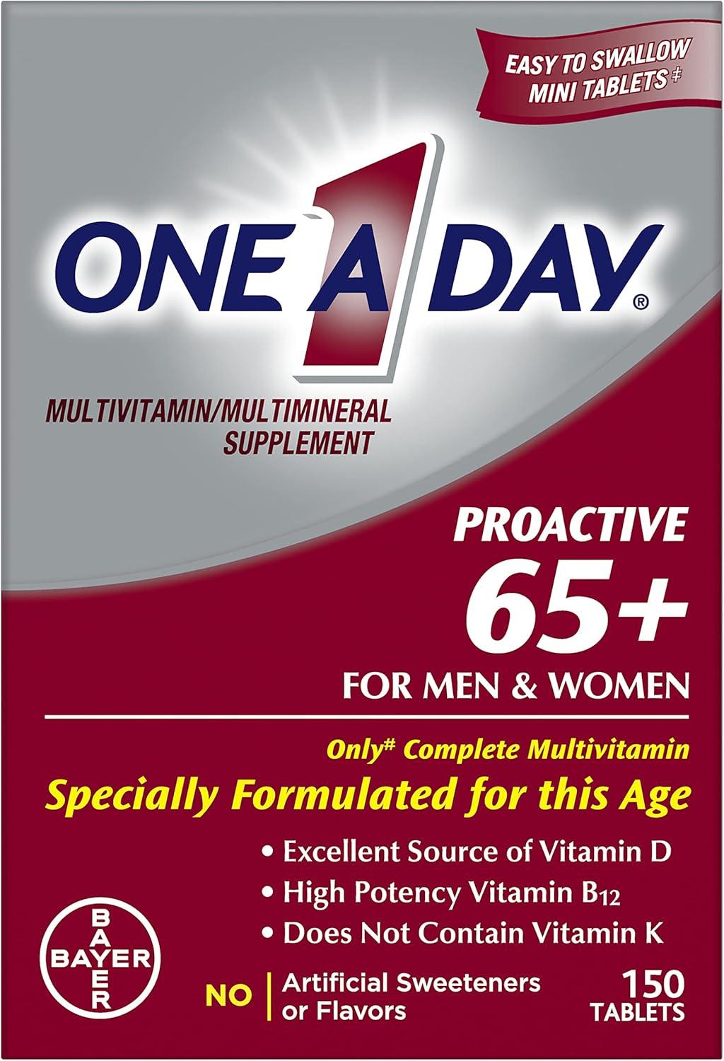 65+ Vitamins Versus: Calcium, Folic Acid, and Tested Zinc Showdown