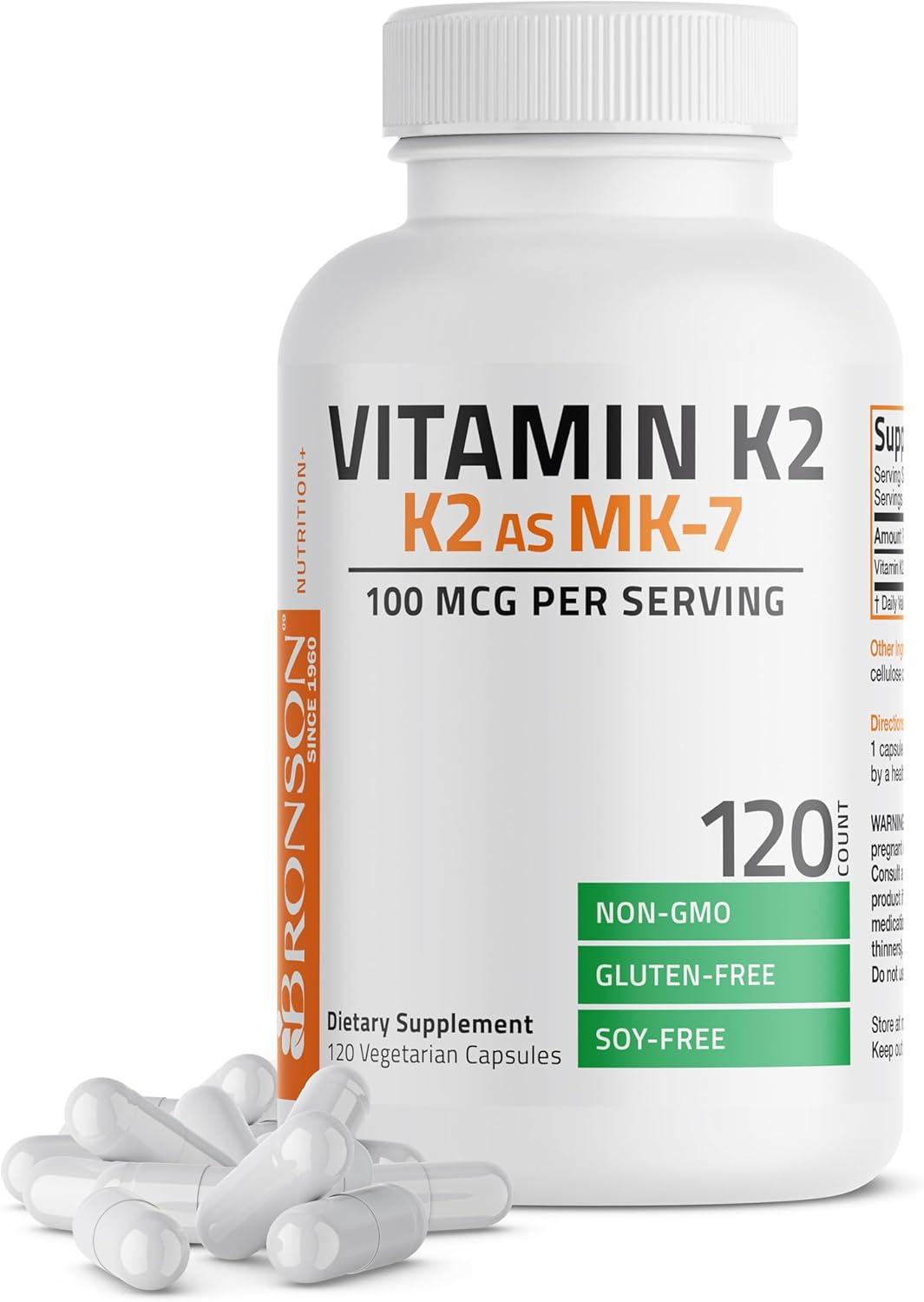 Compelling vitamins compared: Bronson K2 MK-7… Tested benefits, Non-GMO focus, seasonal insights!