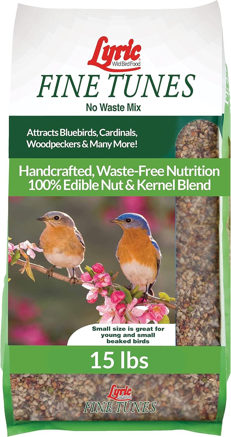 Lyric Fine Tunes Bird Seed Mix: Surprising No Waste Attracts Bluebirds...tested haunt (compare) vs. today’s chase