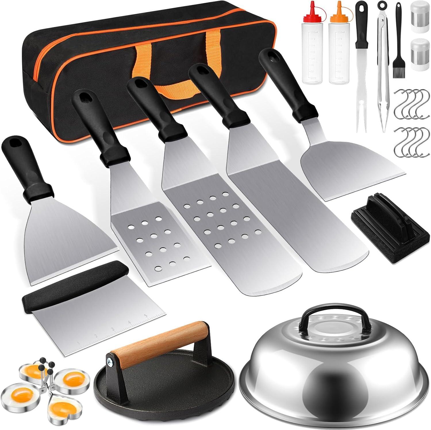 Comparing Griddle kits: Surprising tested tools for grilling... Blackstone ease