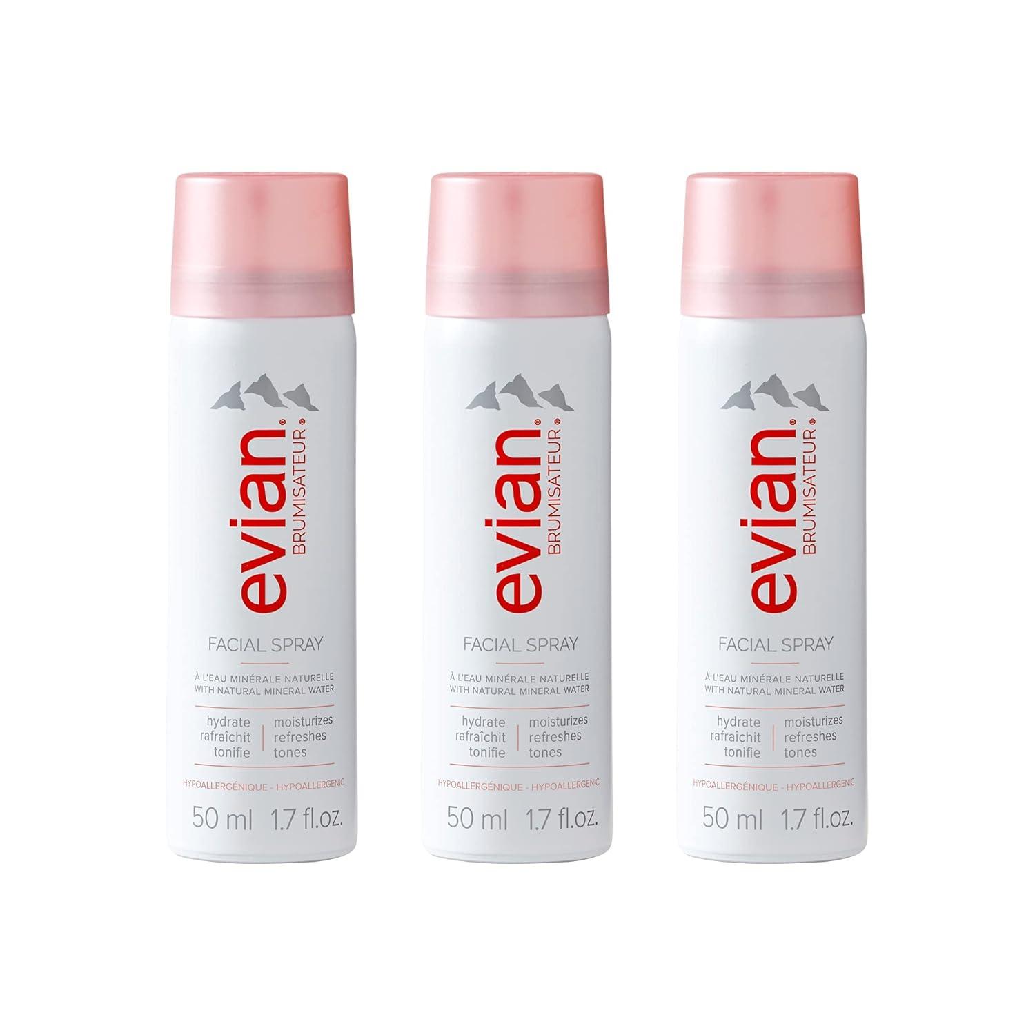 Evian Versus Spray Showdown: Hydration Compared