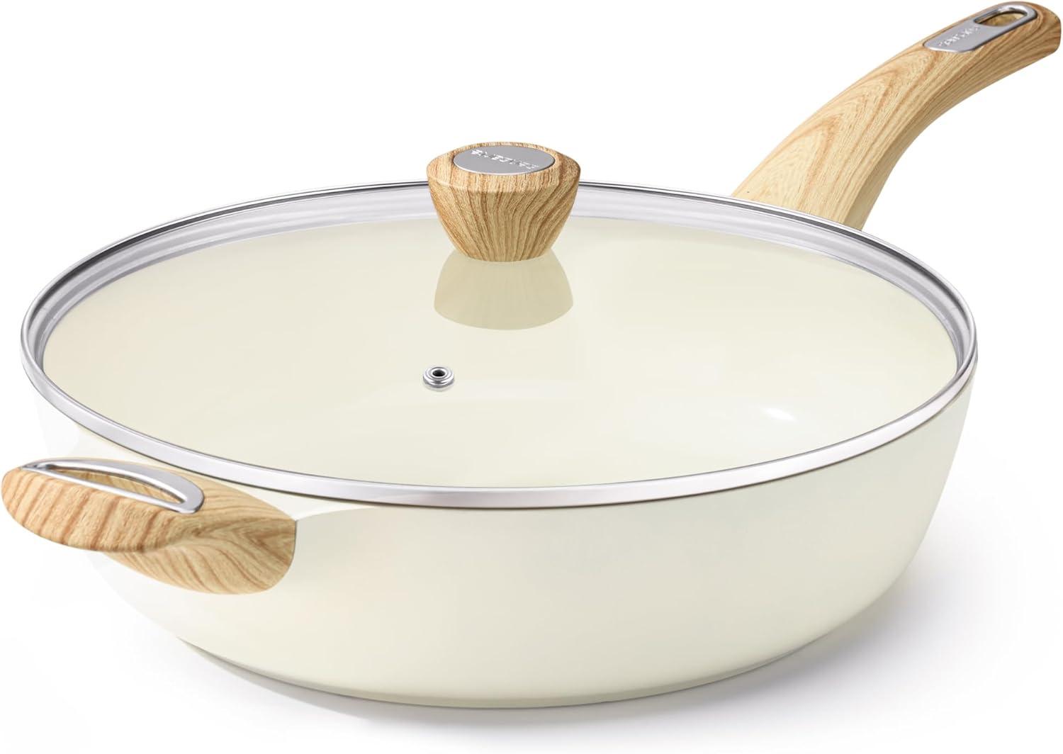 Deep Pan Showdown: Surprising Non-Toxic,Helper-Handleобед...Healthy Saute Secrets!