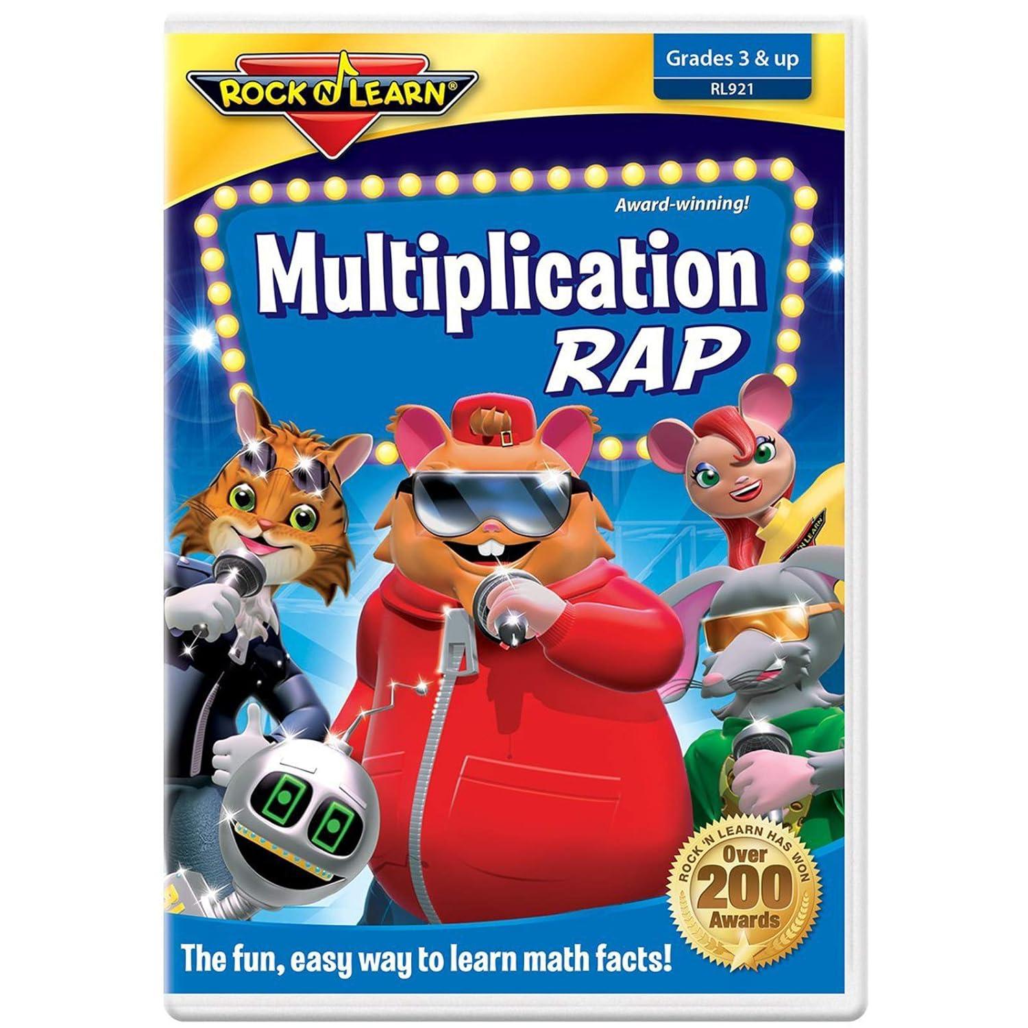 Rock 'N Learn Squares Up to Multiplication: Tested, Surprising Rap Vs. DVD