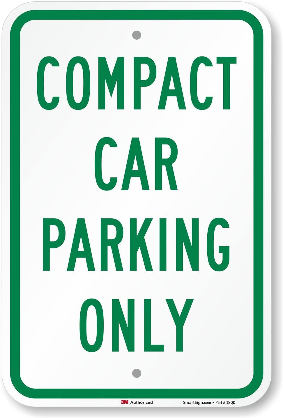 SmartSign Showdown: Compact Car Parking Reflective Sign - Tested, Dual-Surfaceinstalled... Buyer’s winner!