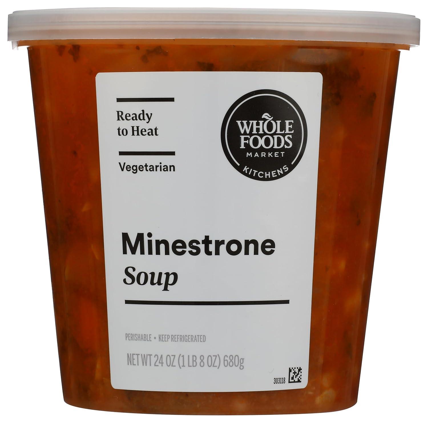 Minestrone Soup Tested: Fresh vs. Whole Foods, 24 Oz... Seasonal Surprise!