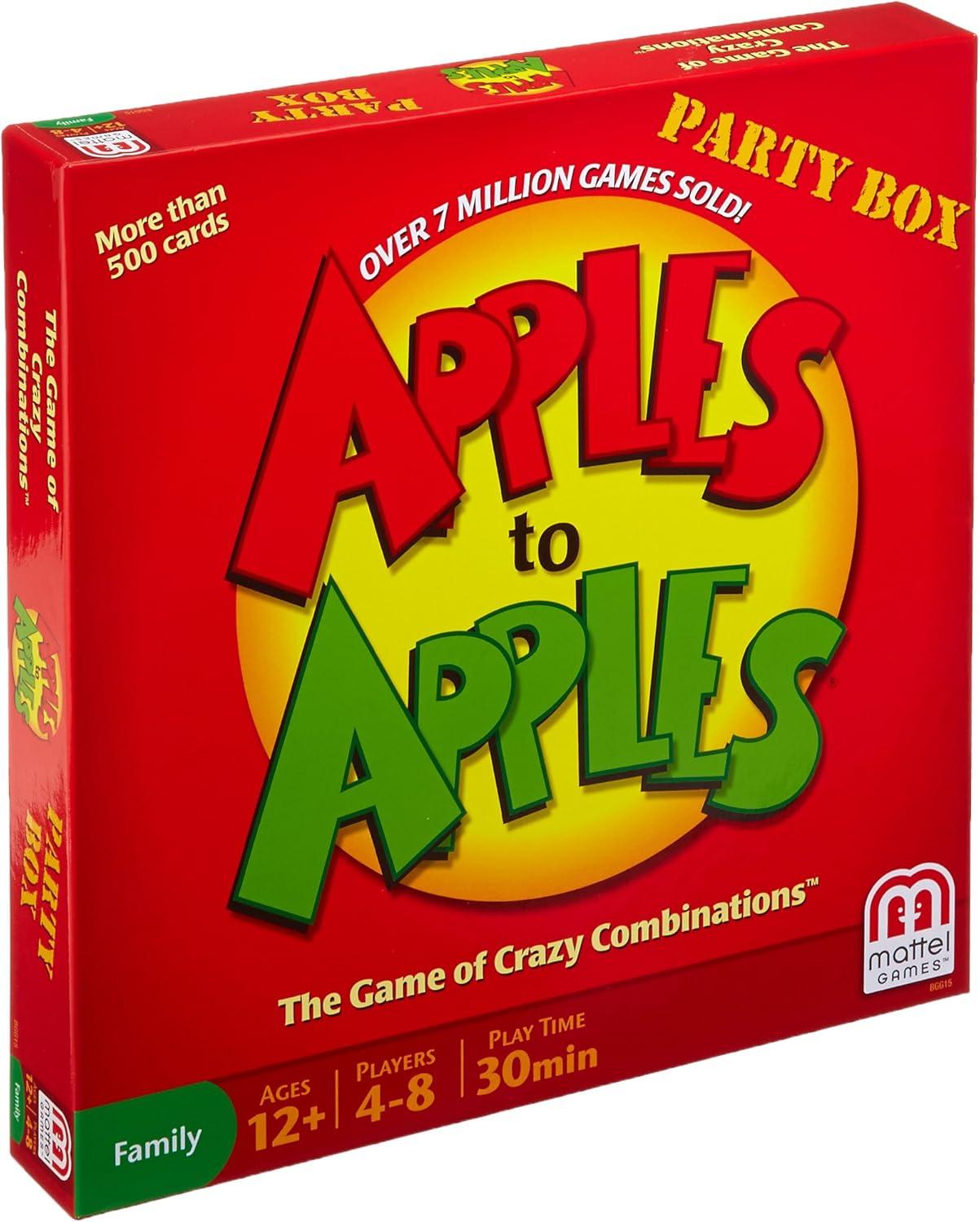 Matel vs Hasbro: N-BGG15 Apples to Apples Party Box Compared, Surprisingly Fun for Family Games