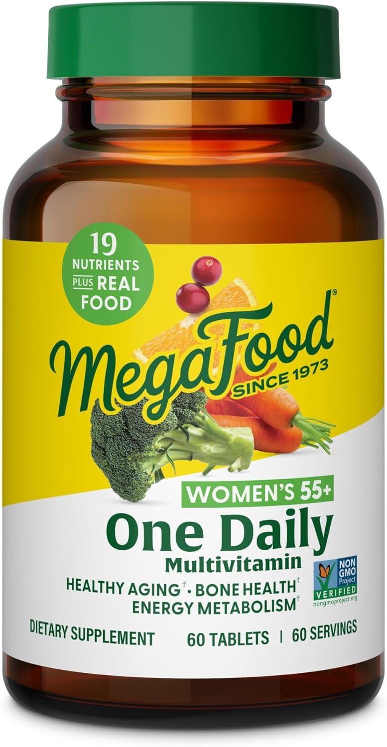 MegaFood Women vs. Standard - 55+ Vitamins Tested For Aging Health... notice the real food boost!