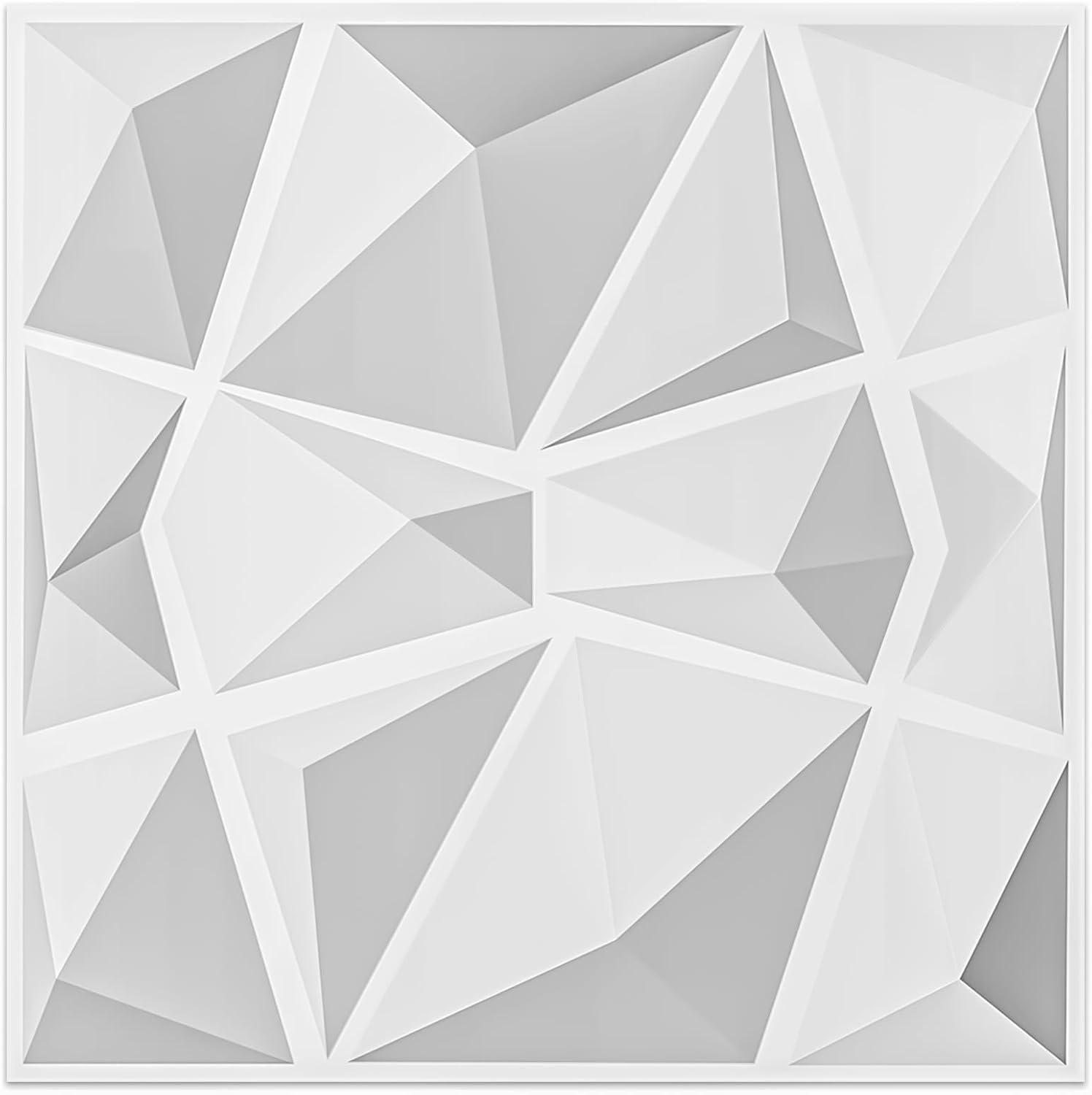 White Pyramid Panels Compared: 12x3D Wall Tests Insightful Uses for Home Decor