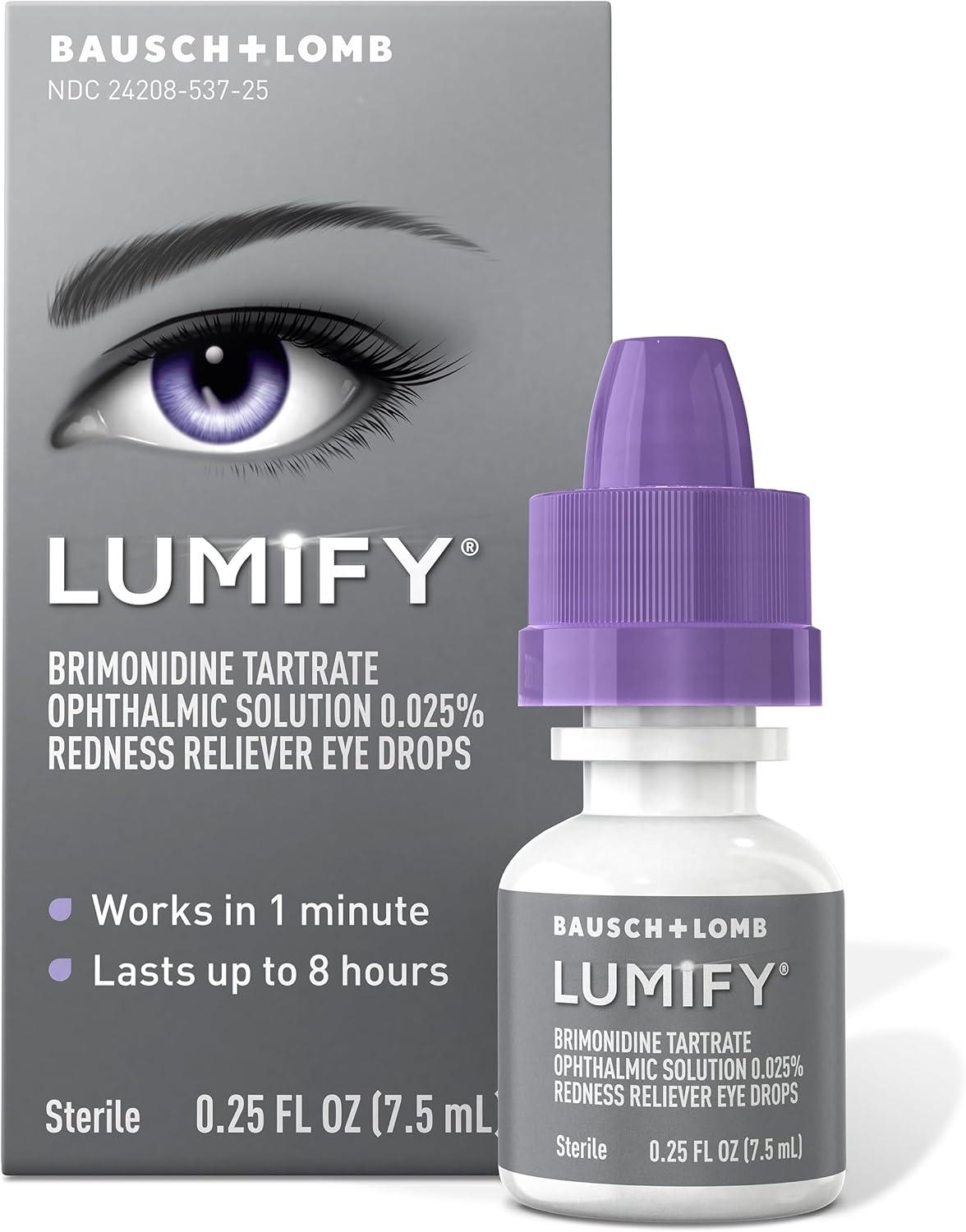 Redness Relief Showdown: LUMIFY Vs. Brighter Eyesdrops-tested
