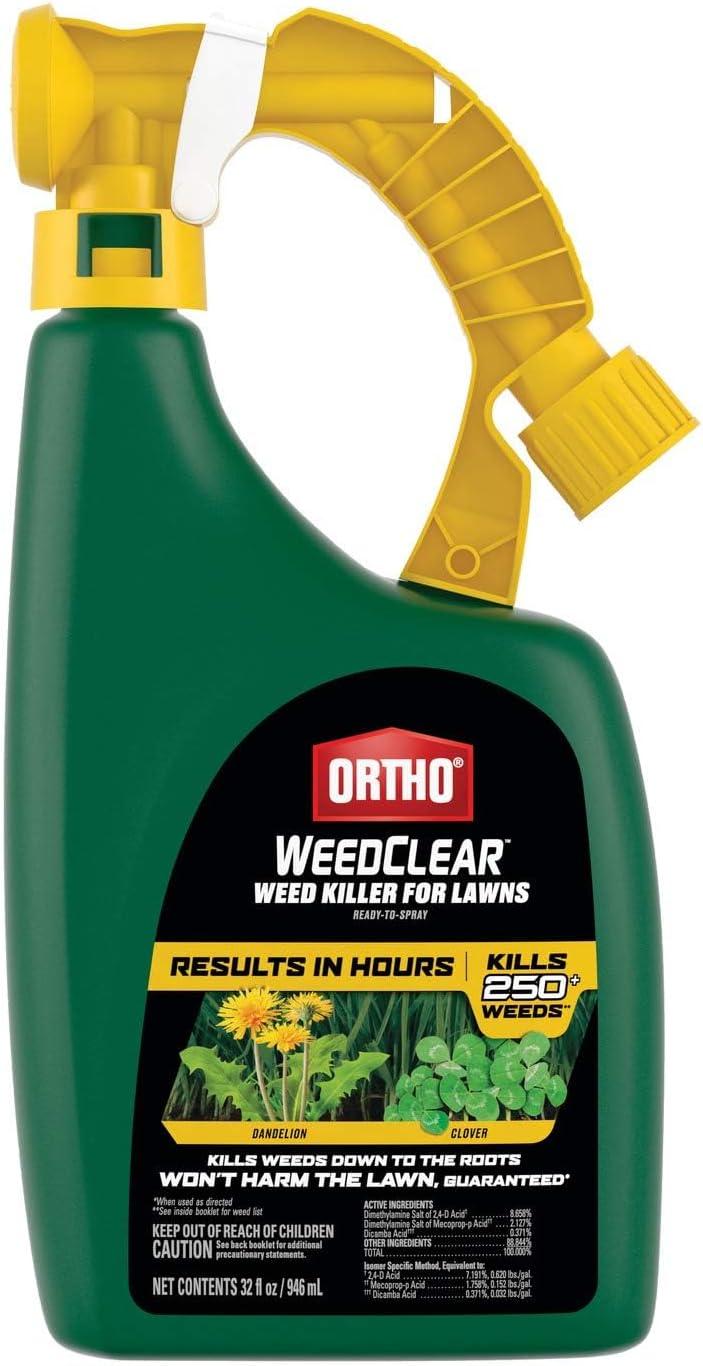 Ortho WeedClear Showdown: Kills Dandelion, 16000 sq ft… Don’t Harm Grass When Tested!