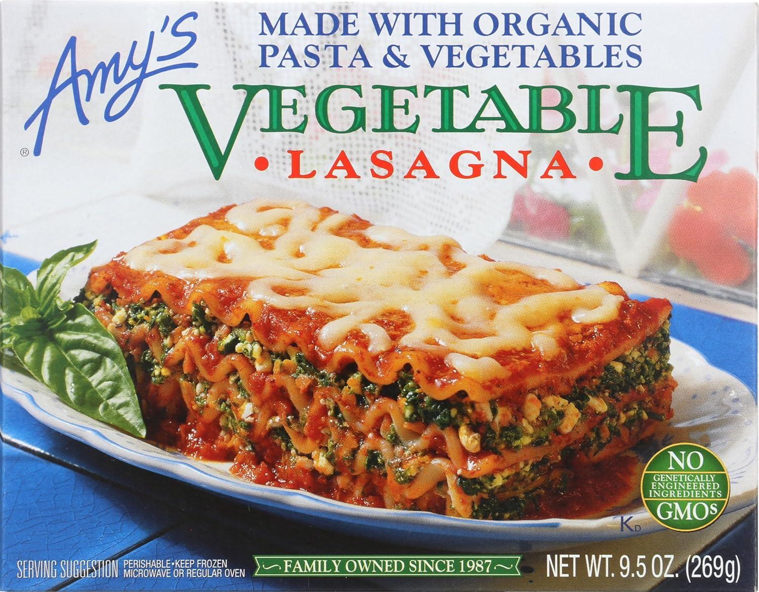Organic Veggie Lasagna Compared: Surprising Versus Fresh (Frozen, 9.5 oz)