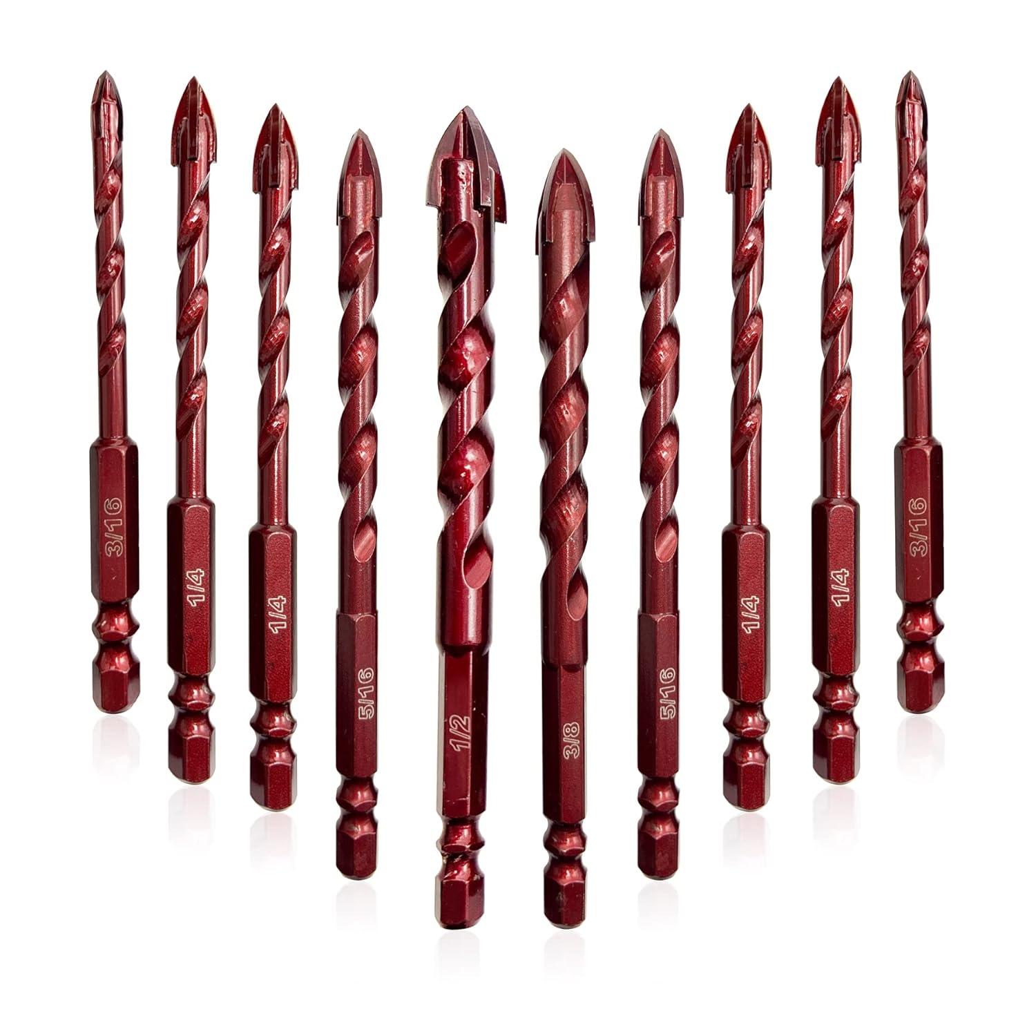 Fewwell Versus General Bit Set: Tested Insight Into Masonry Drill Bits... Autoglass vs Concrete