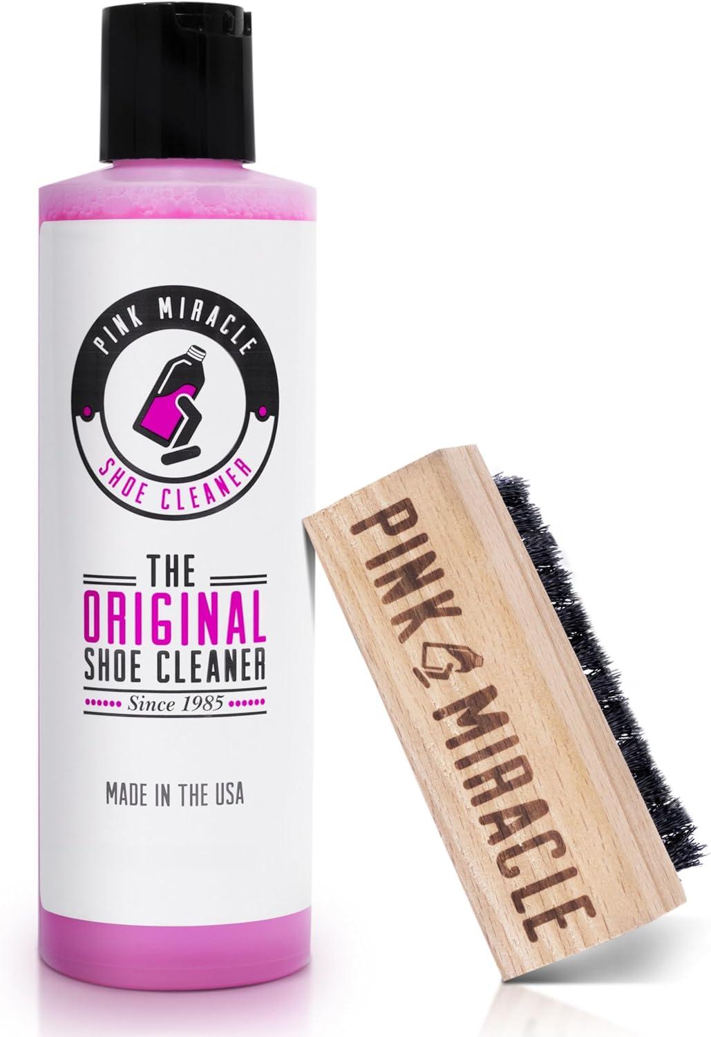 Pink Miracle Shoe Cleaner Tested Versus Sneakers: Shocking Clean... True Value!