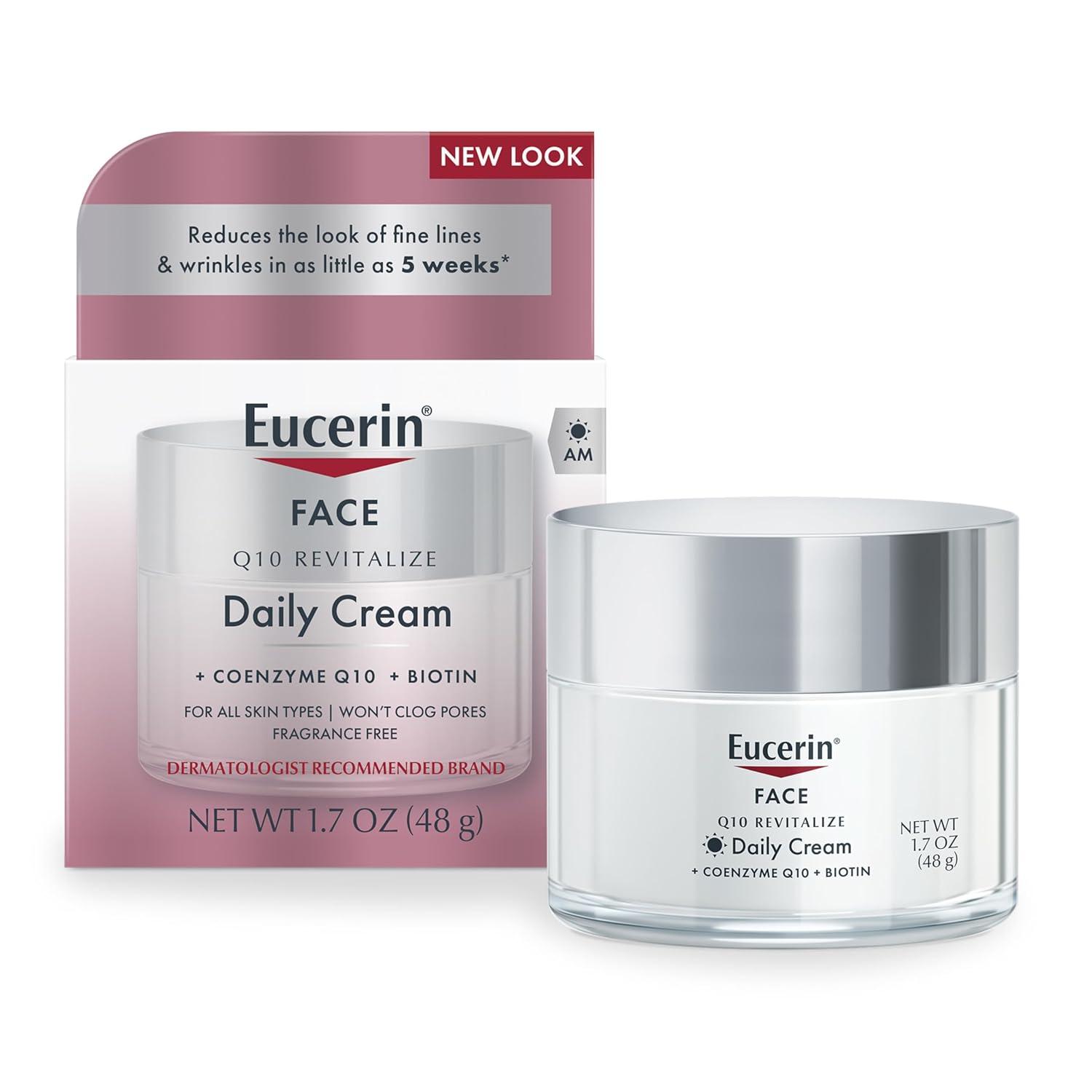 Eucerin Q10 vs. Sensitive Cure: Unscented Test-Flight Glow... Really?