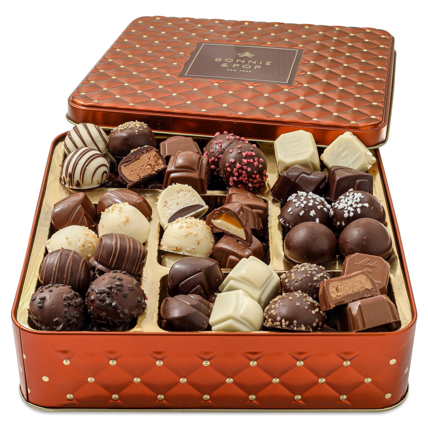 Surprising Versus Belgian Truffle Gift Baskets... Perfect For Testing Snacks!