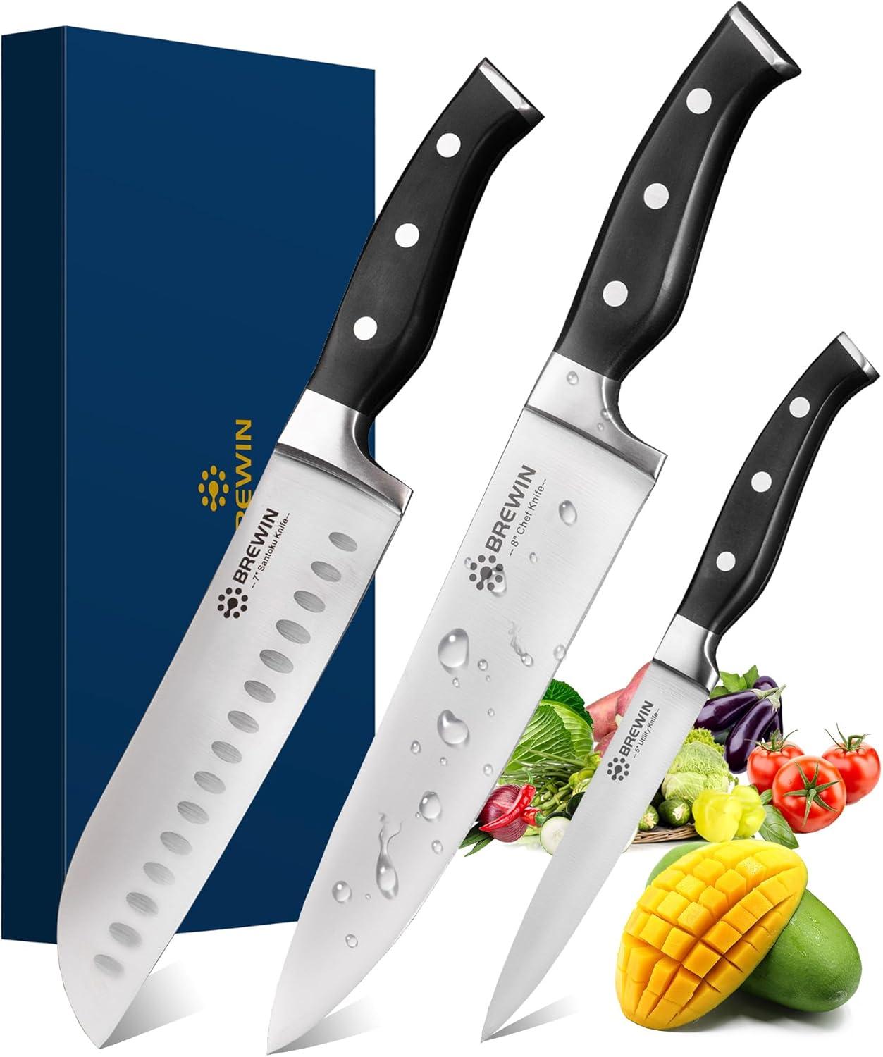 Brewin Knives Compared: Sharp, Carbon SteeltestedKitchen Set Insight... Perfect Gift Trend
