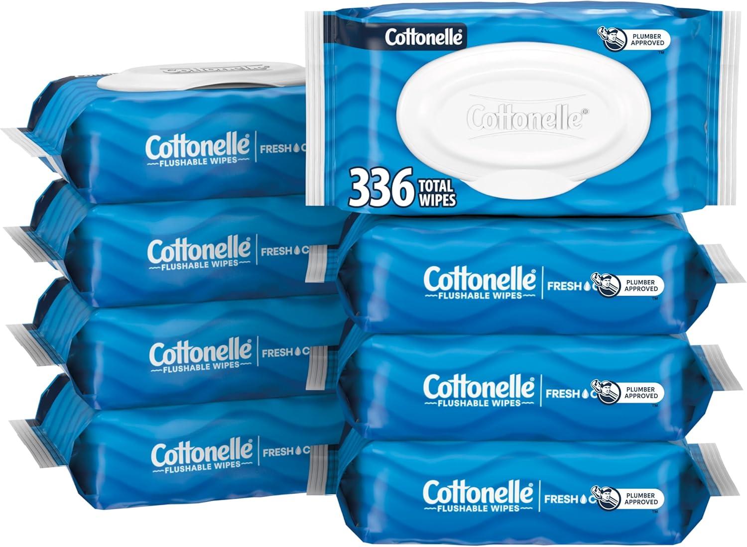 Cottonelle Versus Surprising Softtested... 336 Wipes for Fresh Use