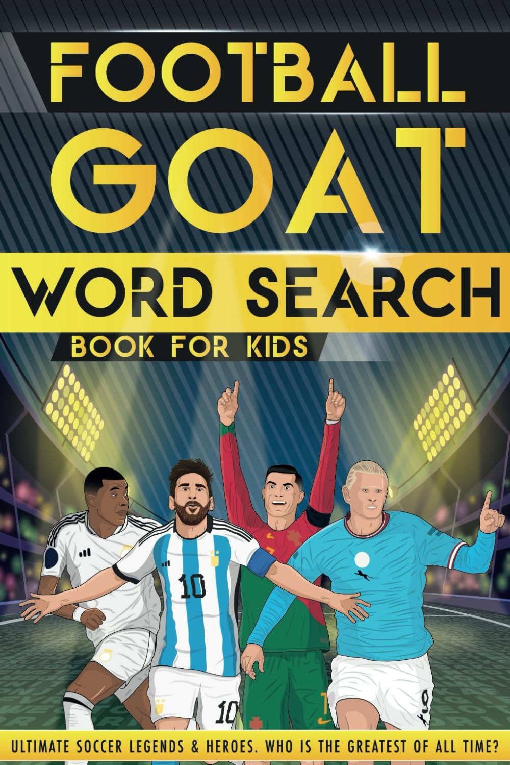 Kids' Soccer GOAT Word Search: compared... legends, word puzzles, fun tested